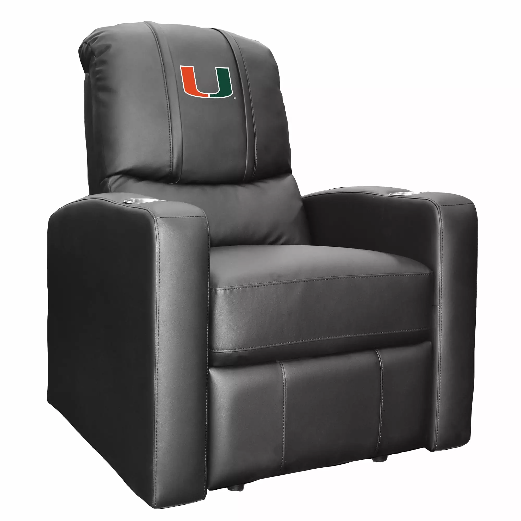 DreamSeat Miami Hurricanes Team Stealth Recliner - NCAA Themed Comfort Chair
