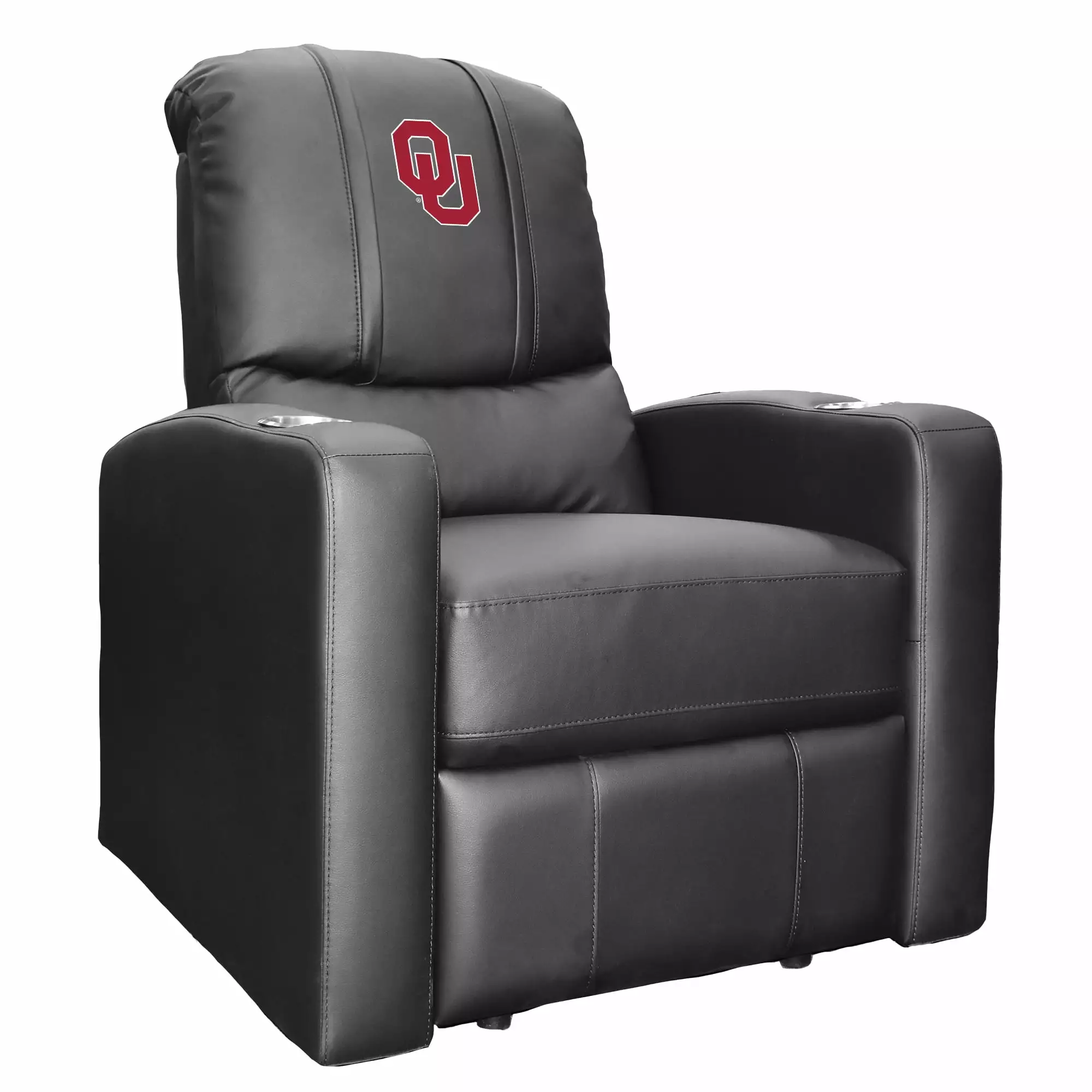 Oklahoma Sooners Logo Stealth Recliner Zipper System - NCAA Themed Comfort Chair DreamSeat