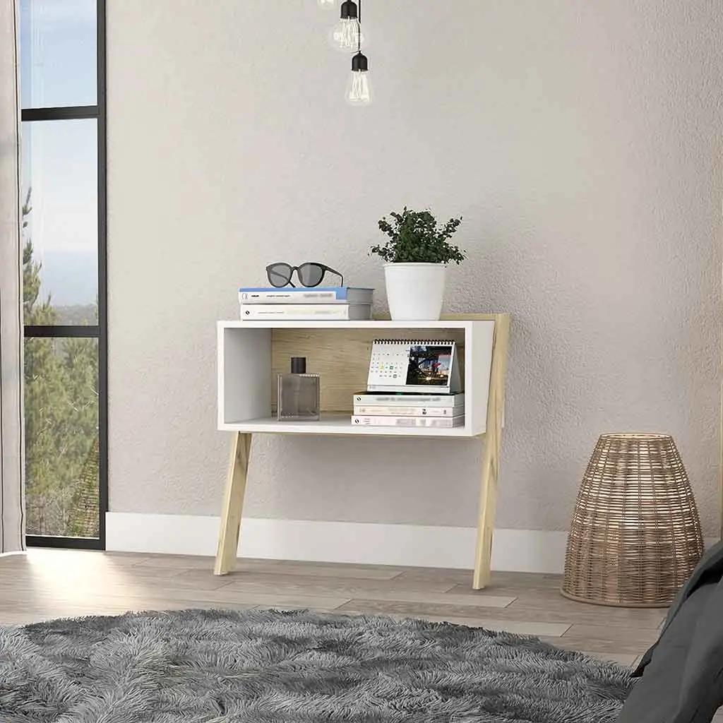 Denver Nightstand One Open Shelf High-quality Top Multicolor Bedroom Modern fm furniture