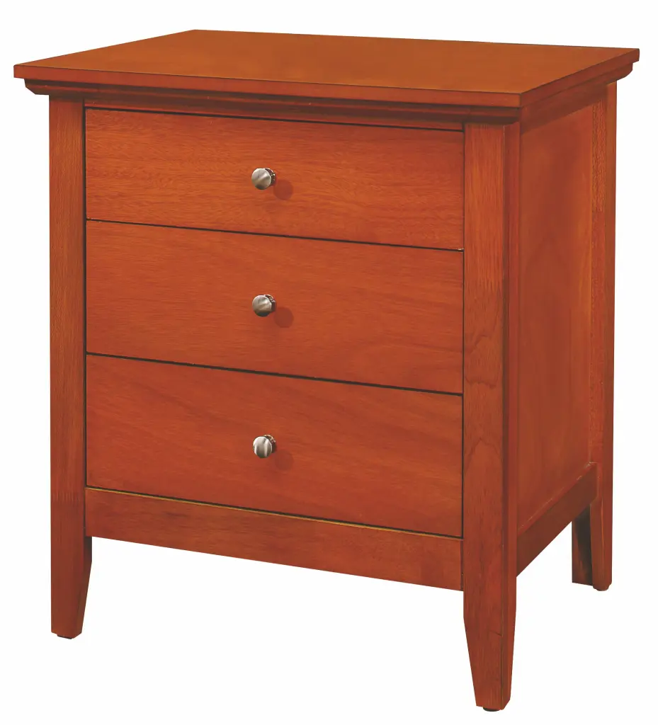 Hammond G5460 N 3 Drawer Nightstand Oak Particle Board glory furniture