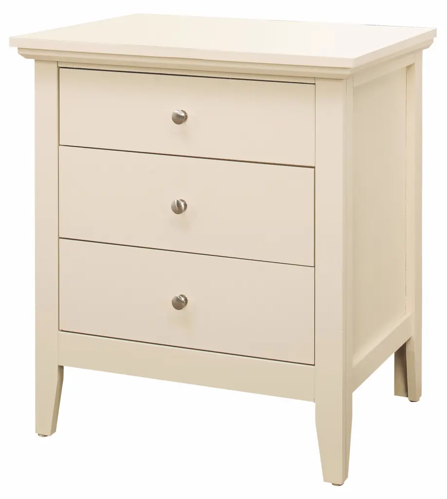 Hammond G5475 N 3 Drawer Nightstand Beige Particle Board glory furniture