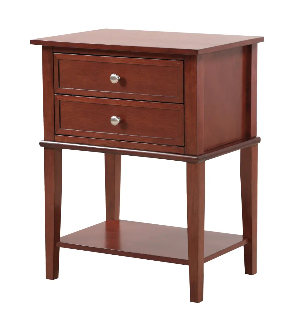 Newton G059 Nightstand Cherry Finish Particle Board MDF glory furniture