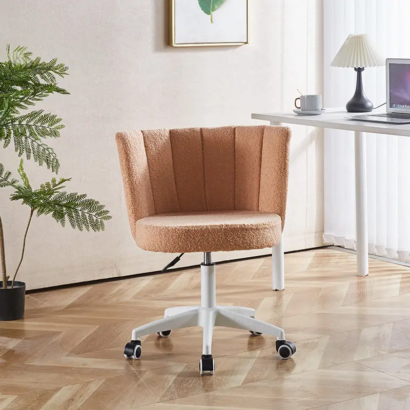 Home Office Chair Fluffy Fuzzy Cozy Makeup Vanity Chair Ergonomic Comfort rnb