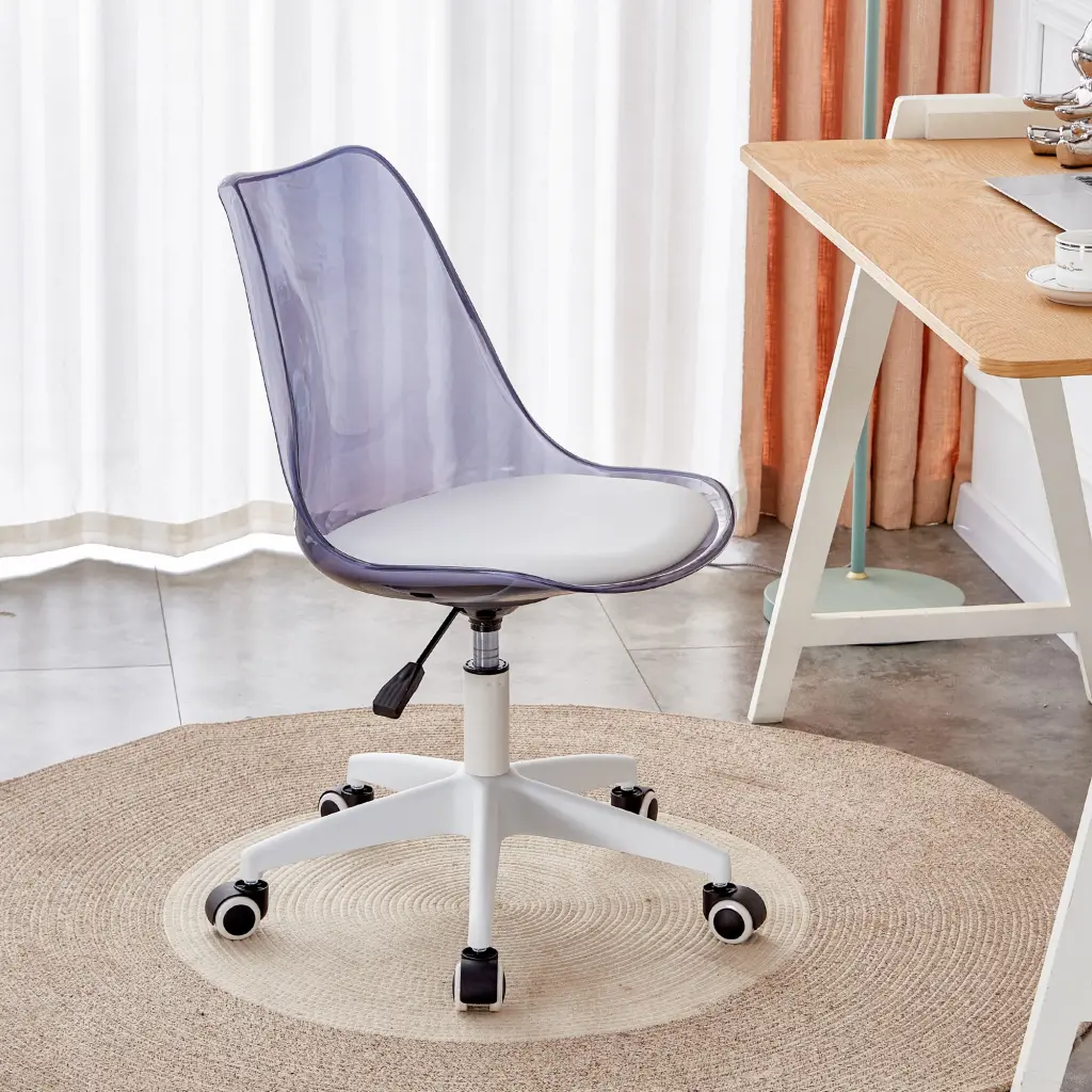 Modern Midnight Blue Adjustable 360 Swivel Office Chair rnb