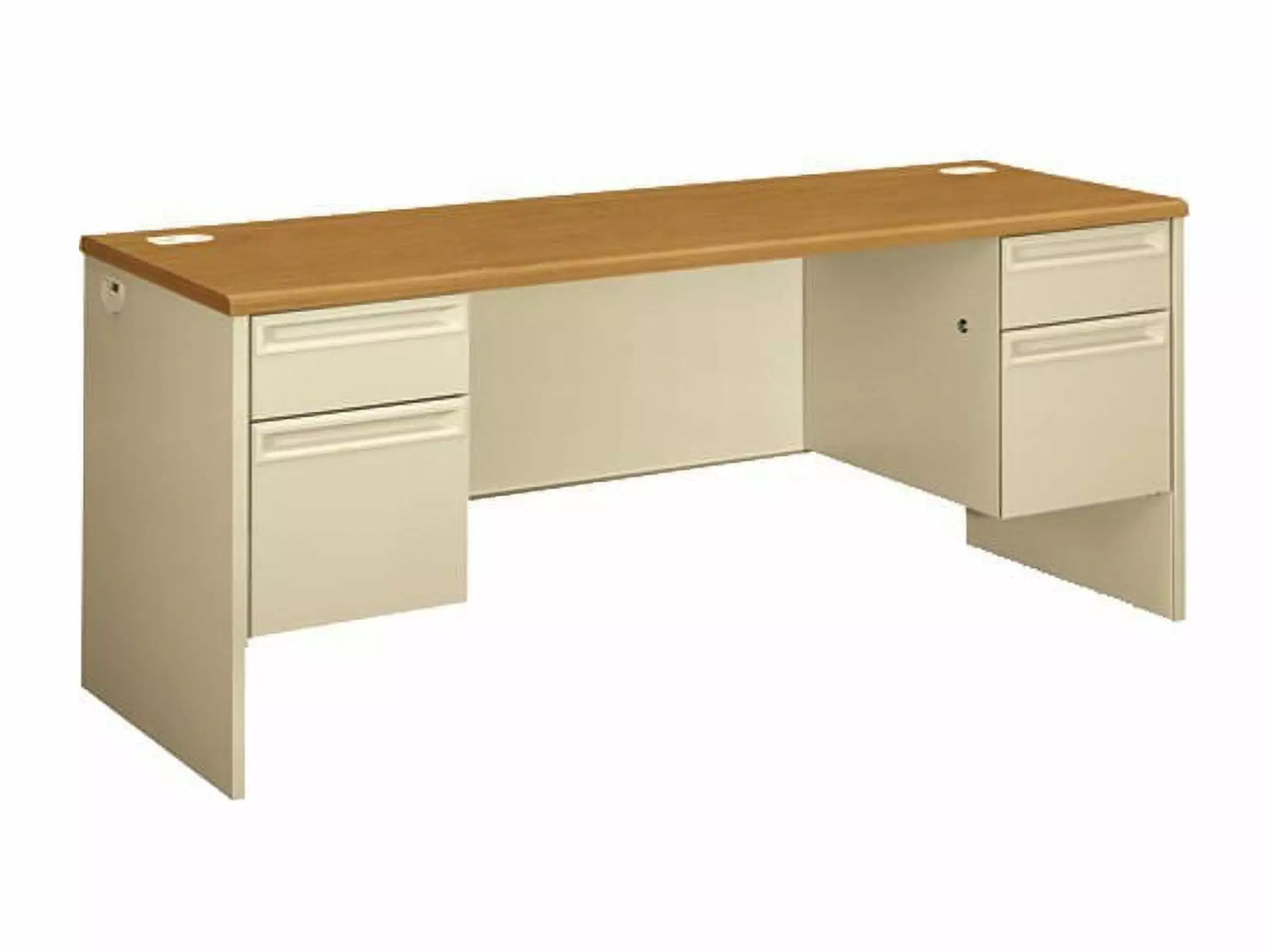 HON 38854CL 38000 Series Kneespace Credenza 29.50 x 72.00 x 24.00 Harvest Putty