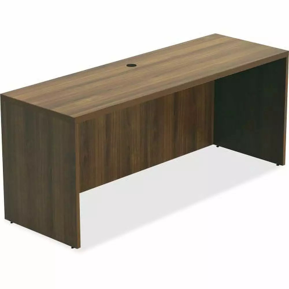 Lorell Chateau Series Walnut Laminate Desking Credenza 66.1 x 23.6 x 30 Inches