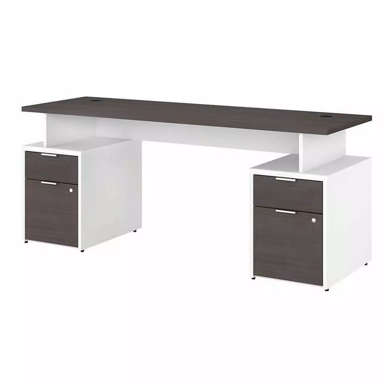Bush Business Furniture Jamestown 72W Desk 4 Drawers - Spacious Office Desk Storage BBF