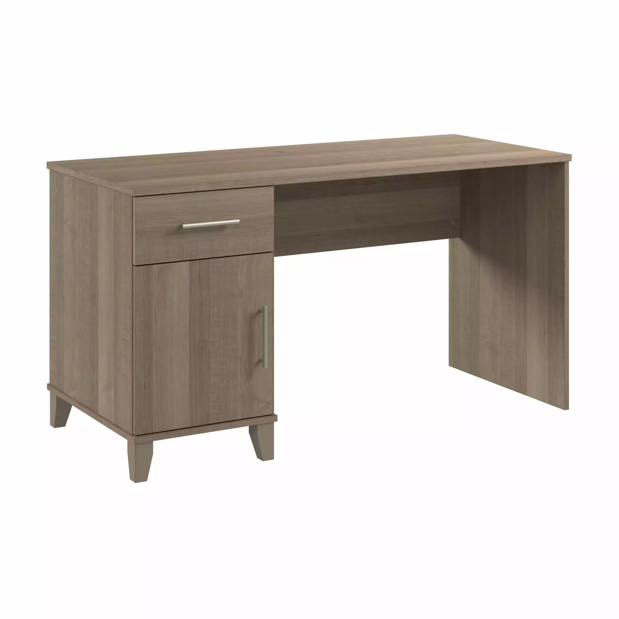 Bush Furniture Somerset 54W Office Desk Drawers Ash Gray