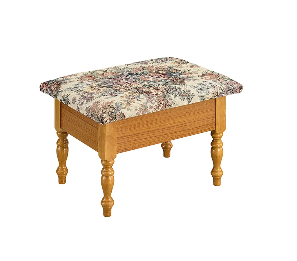 10 Inch Tall Wooden Foot Stool Storage Oak Finish Oak Wood Multi Functional Stool california home