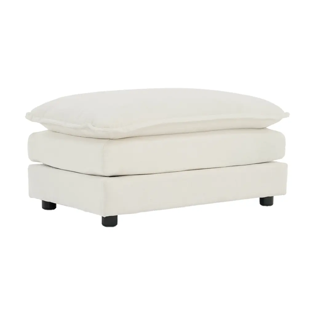Chenille Fabric Ottomans Footrest 2 Seater or 3 Seater Sofa Living Room Furniture ui furniture