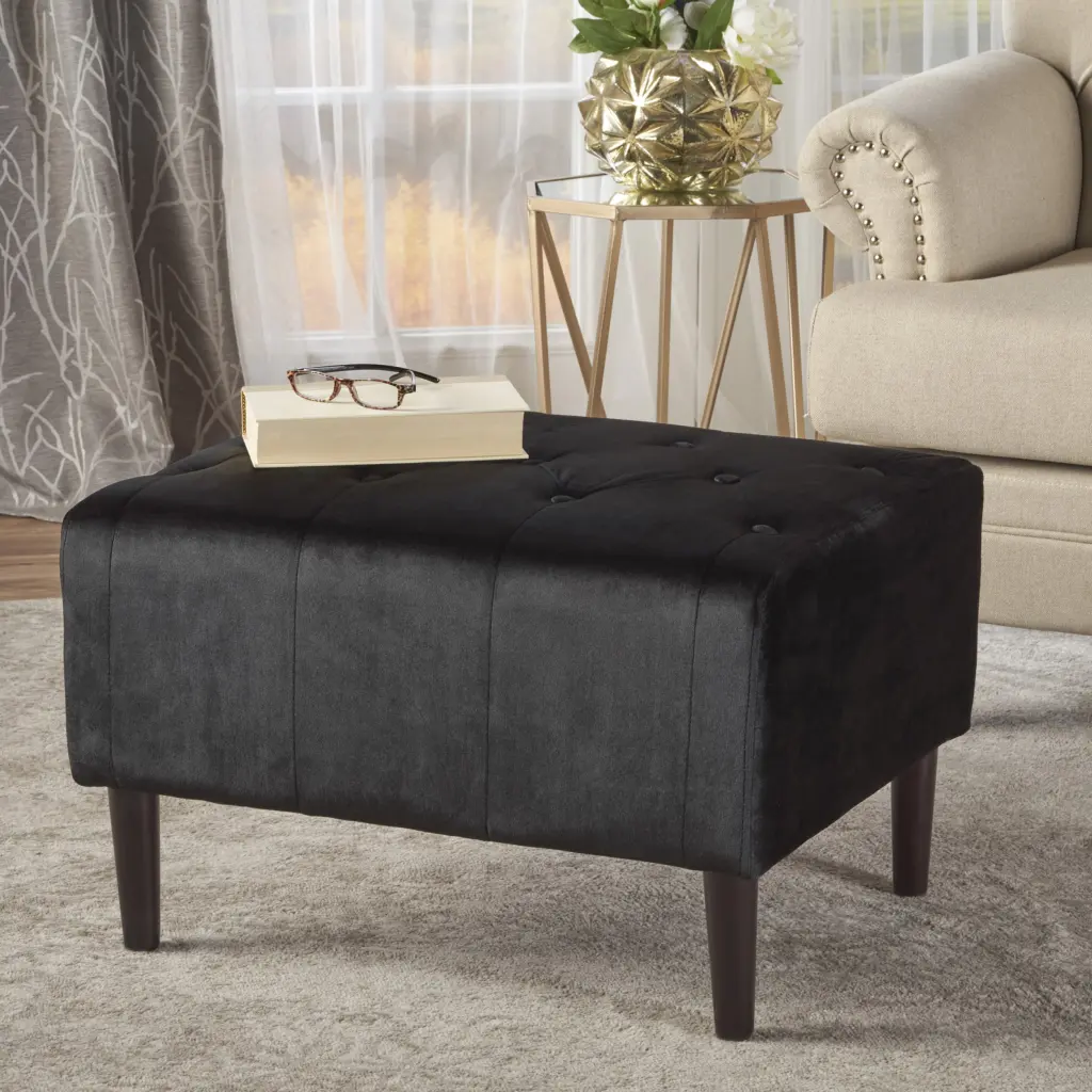 Ottoman Black Velvet nh-cloudhouse