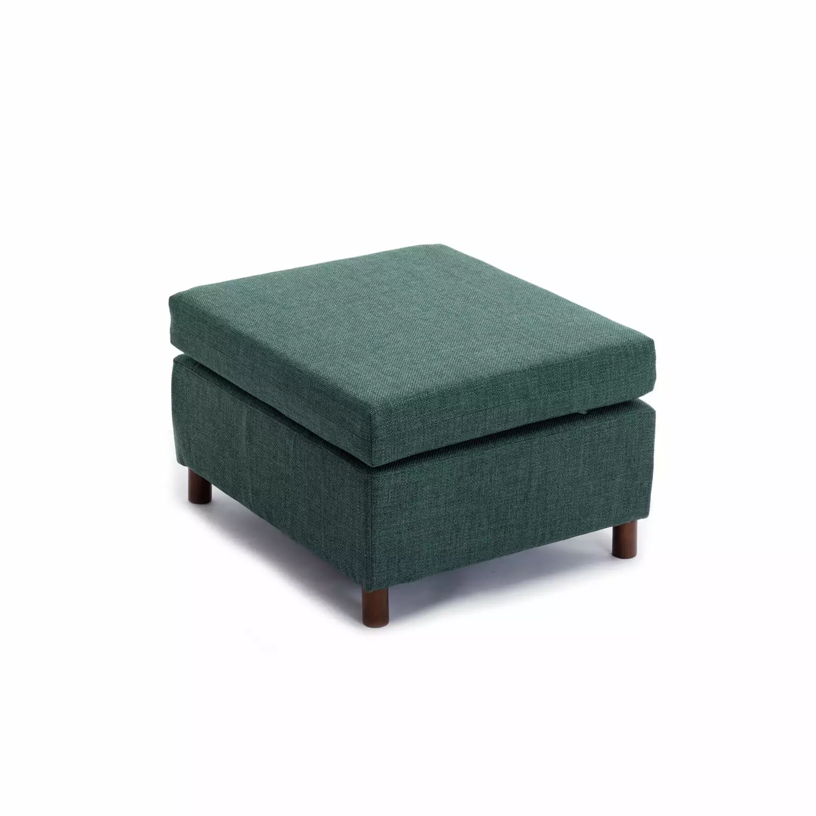 Miekor Furniture Single Movable Ottoman Modular Sectional Sofa Non-Removable Green Cushion 118809