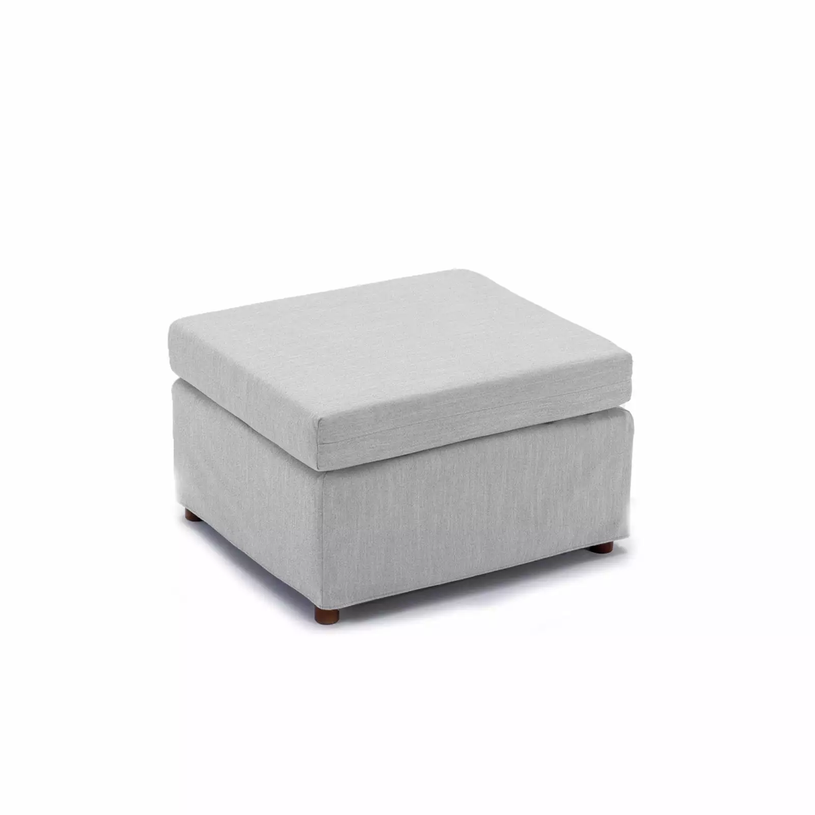 Miekor Light Grey Single Movable Ottoman Modular Sectional Sofa Removable Washable Cushion