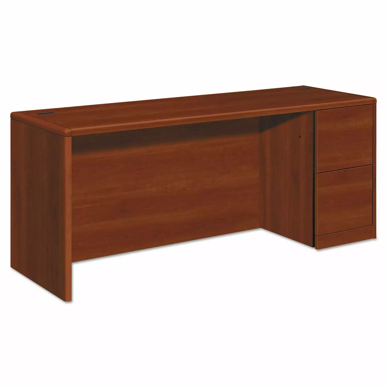 HON 10700 Series Right Pedestal Credenza 72w x 24d x 29.5h Cognac Office Storage Desk