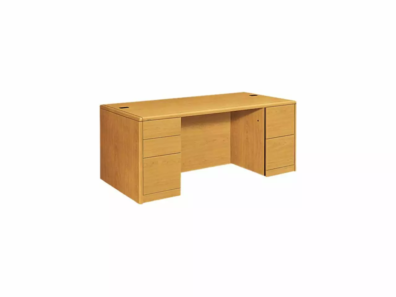 HON 10700 Double Pedestal Desk w/Full-Height Pedestals 72w x 36d x 29-1/2h Harvest Office Workstation