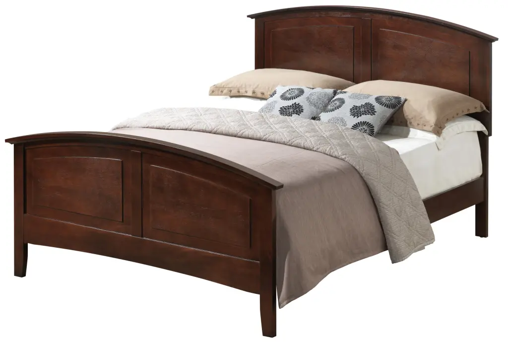 Hammond G5425A QB Queen Bed 2 Boxes Cappuccino Beige Particle Board glory furniture