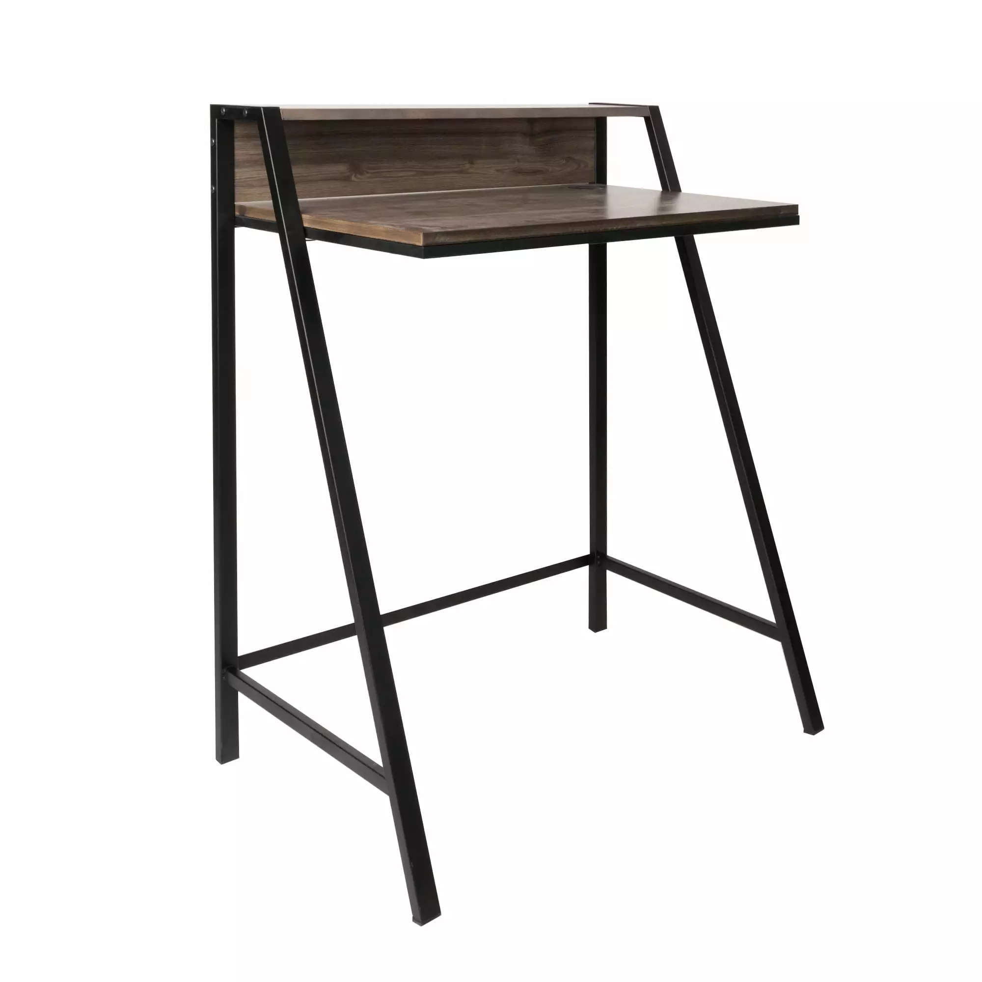 Wood Portable Compact Convenient Home Office Desk Mini Hutch 23.5H x 28L x 14.5D American Art Decor