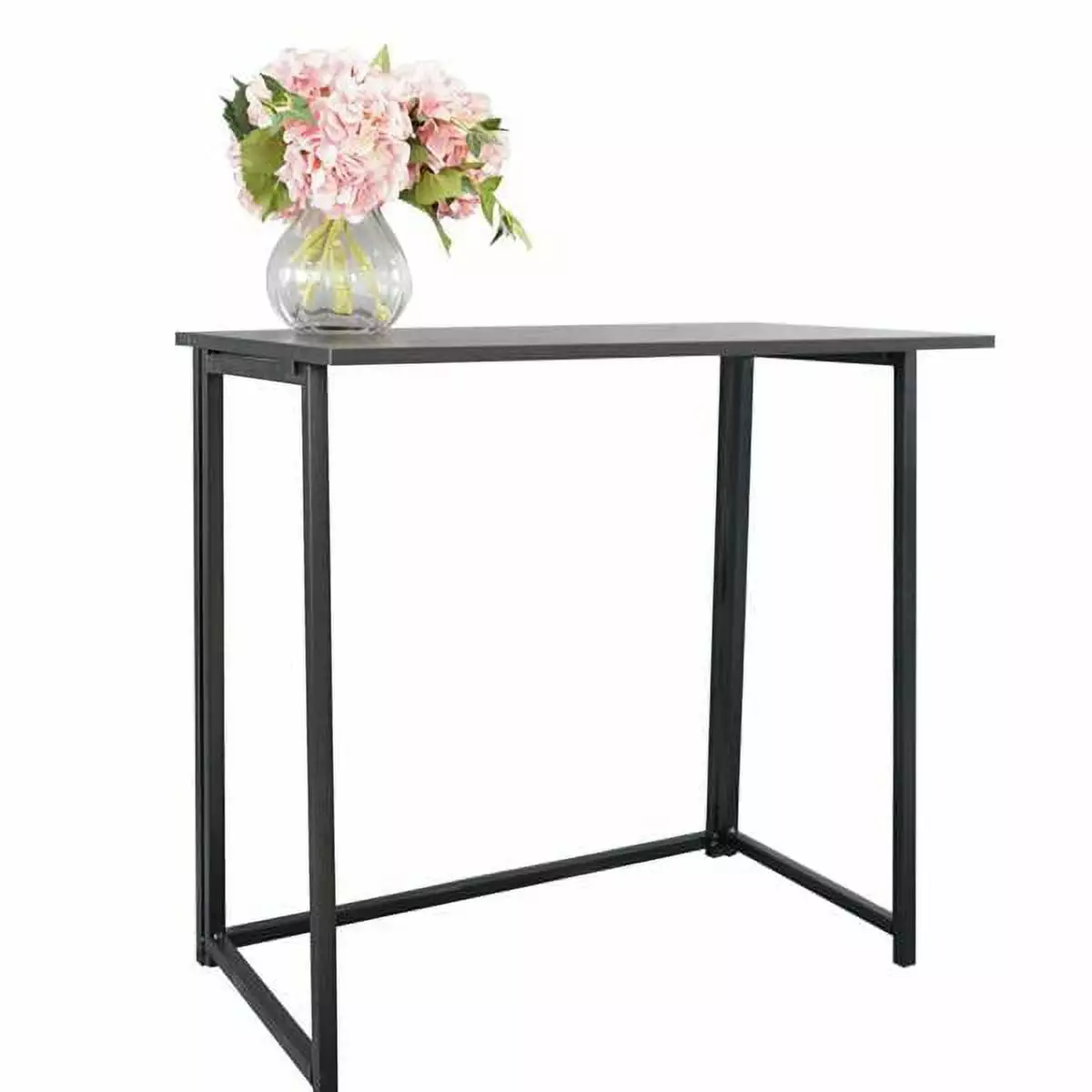 Knocbel Simple Portable Computer Desk Small Home Office Table Wood Top and Metal Frame Space-saving Collapsible Design 31....