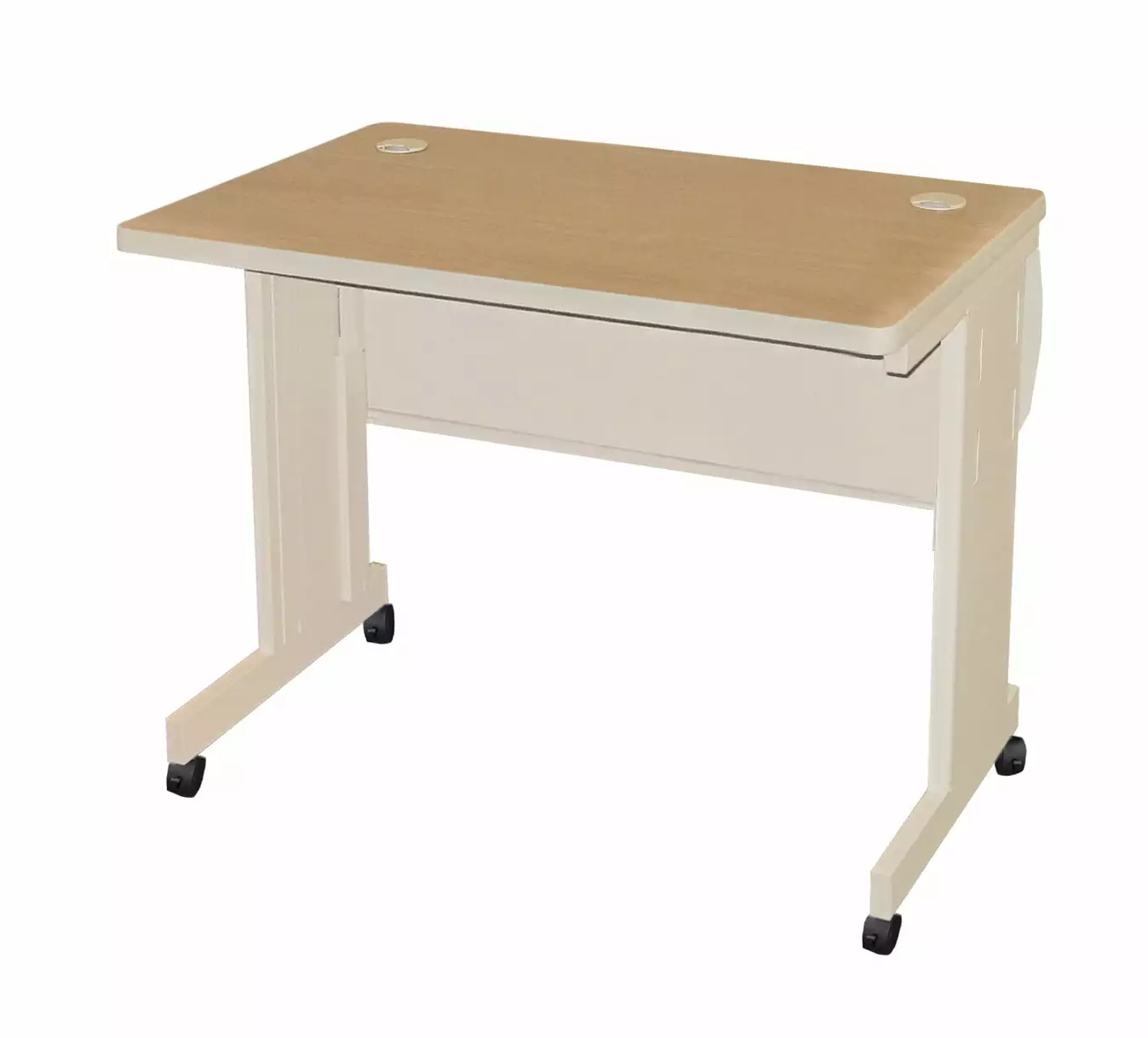 Pronto Adult Rectangle Portable Computer Desk Lockable Adjustable Height