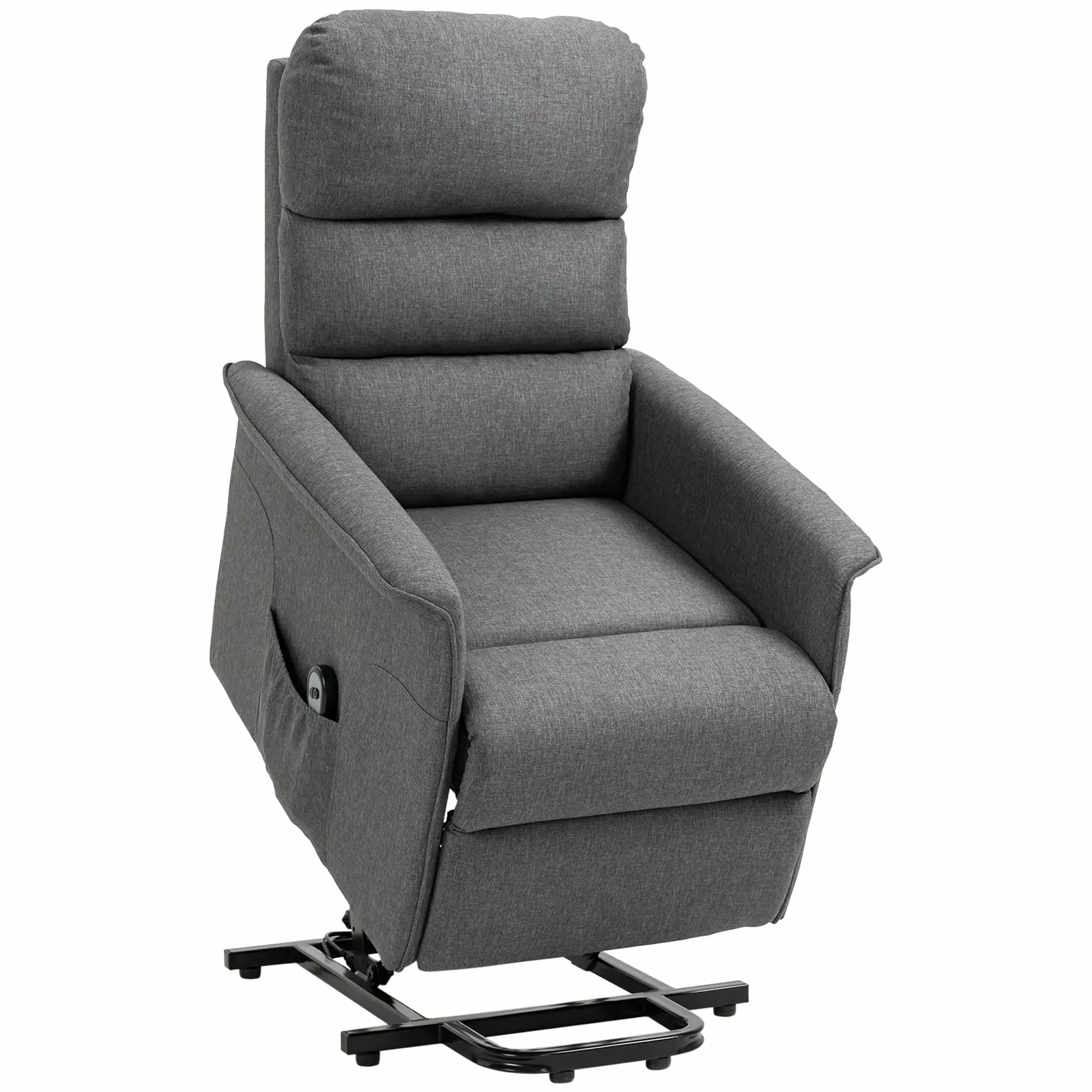 Electric Power Lift Recliner Chair Elderly Remote Control and Side Pockets CNCJ