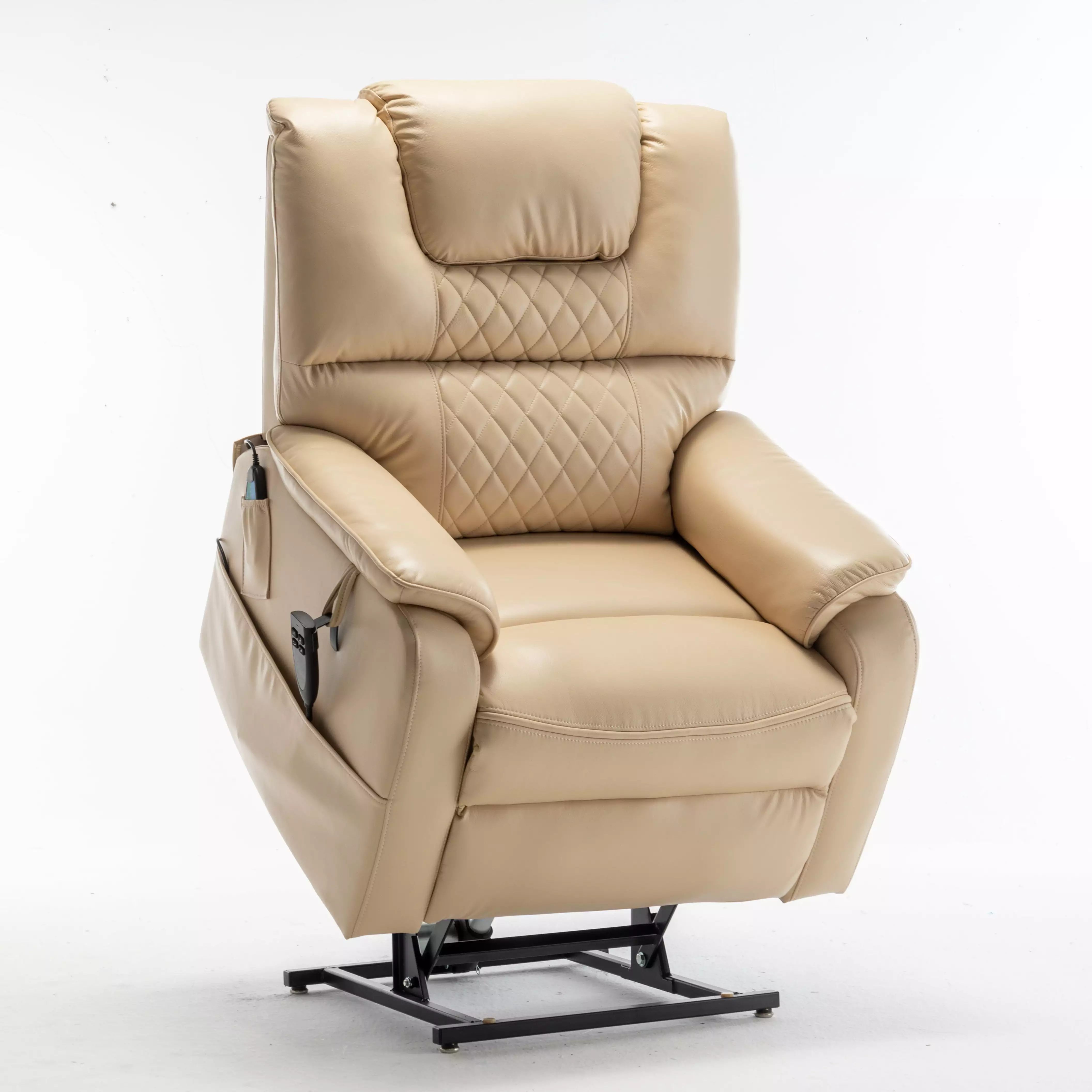DeeHome 180 Degree Lying Flat Electric Lounge Chair Power Lift Elderly Relaxation