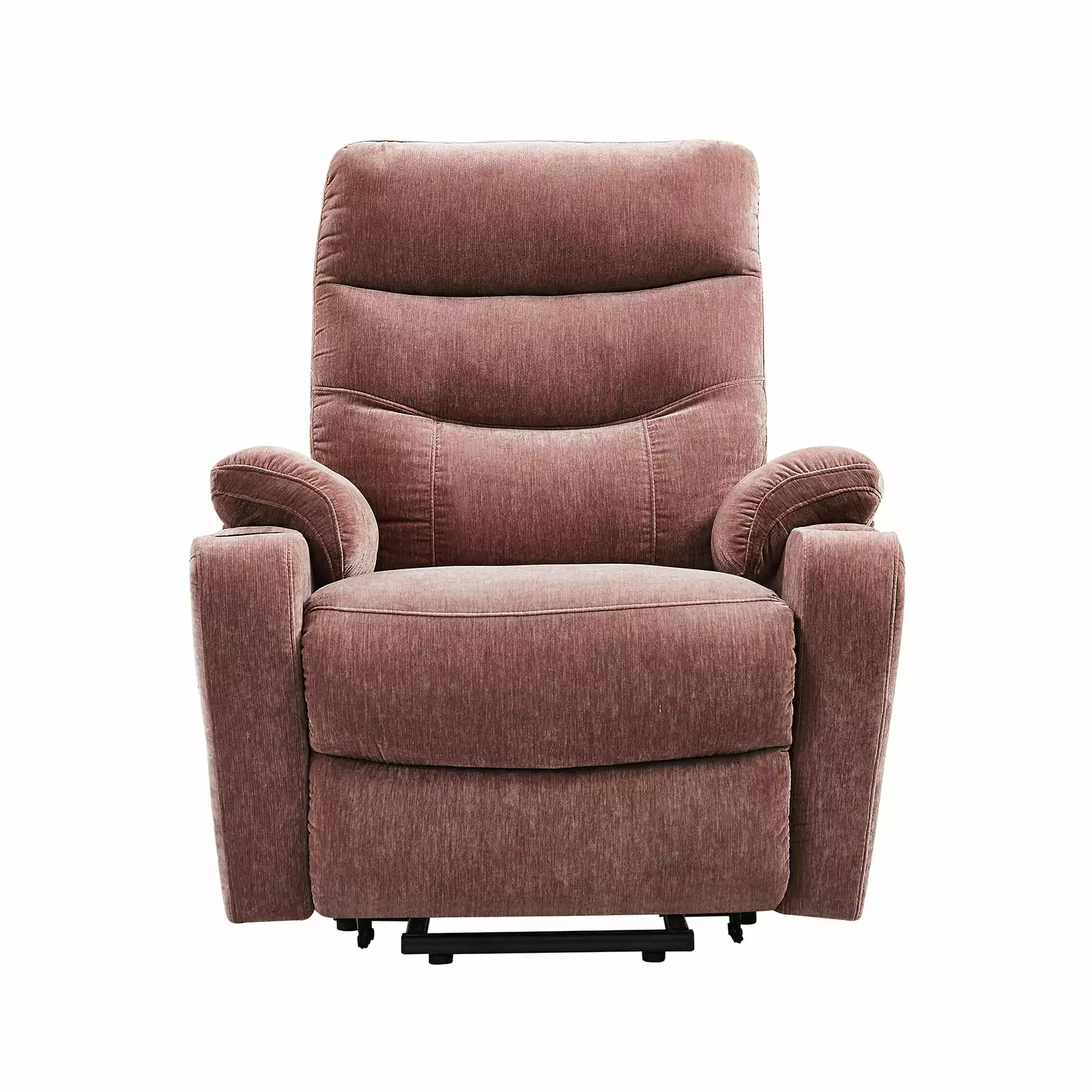 JIELARHUA Electric Power Lift Recliner Chair Massage Heat Elderly 3 Positions Side Pockets USB Ports