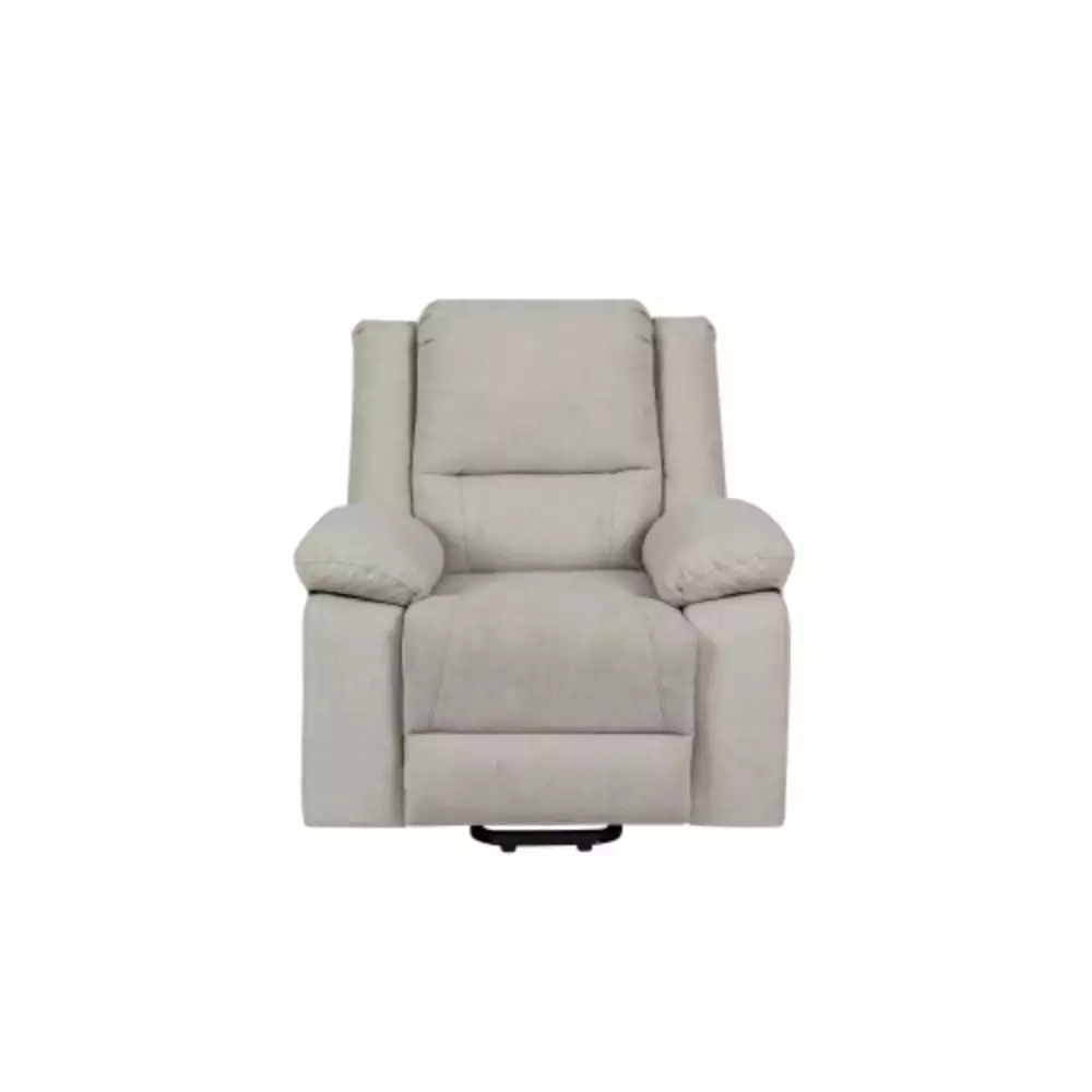 Electric Power Recliner Chair Massage and Heating Elderly Beige YRWL