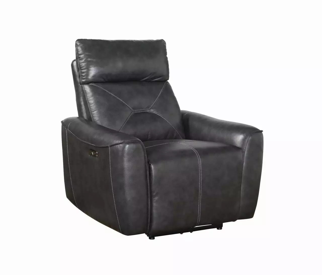 Jupiter Upholstered Power Recliner Chair Charcoal Coaster Company