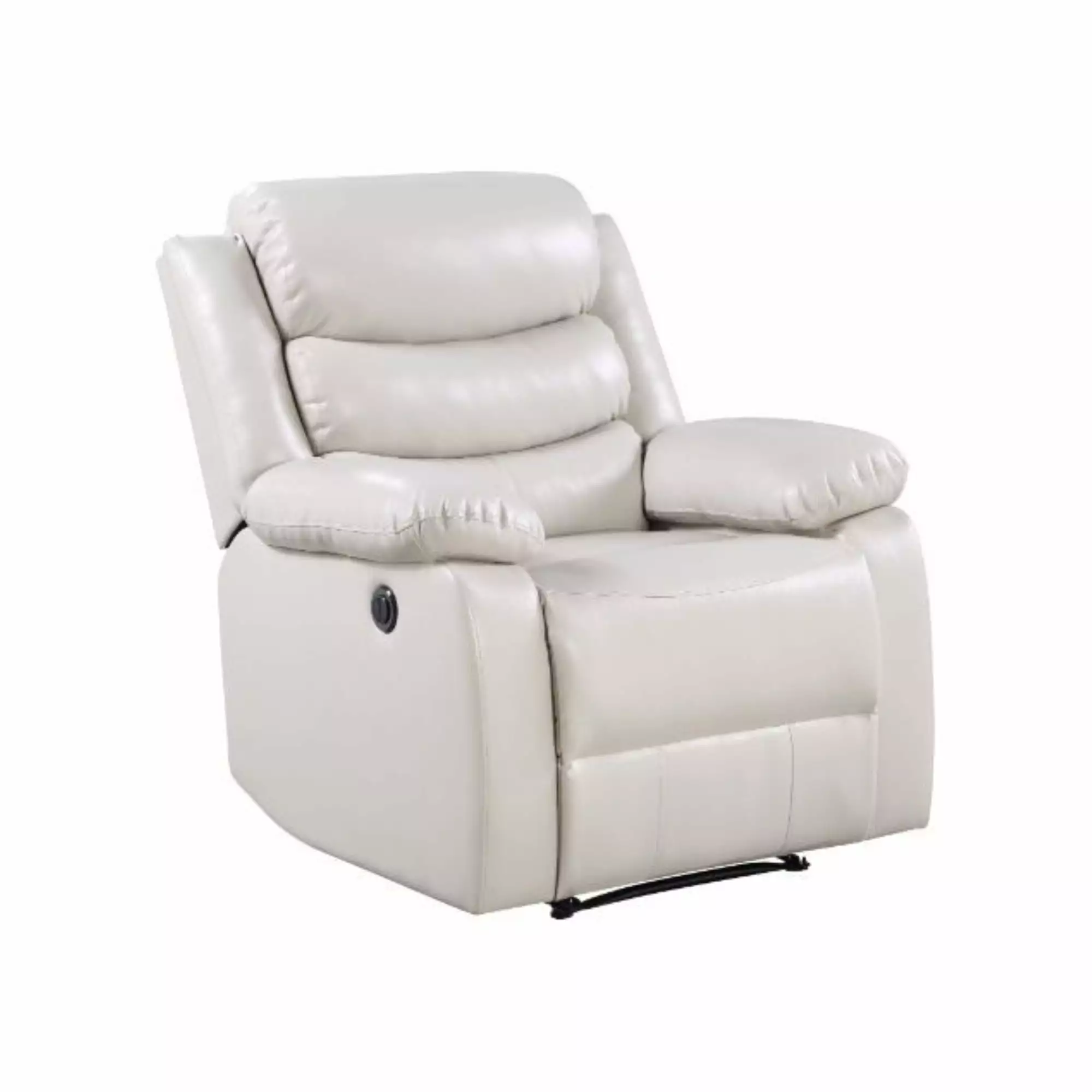 Ergode Power Recliner Beige PU Leather