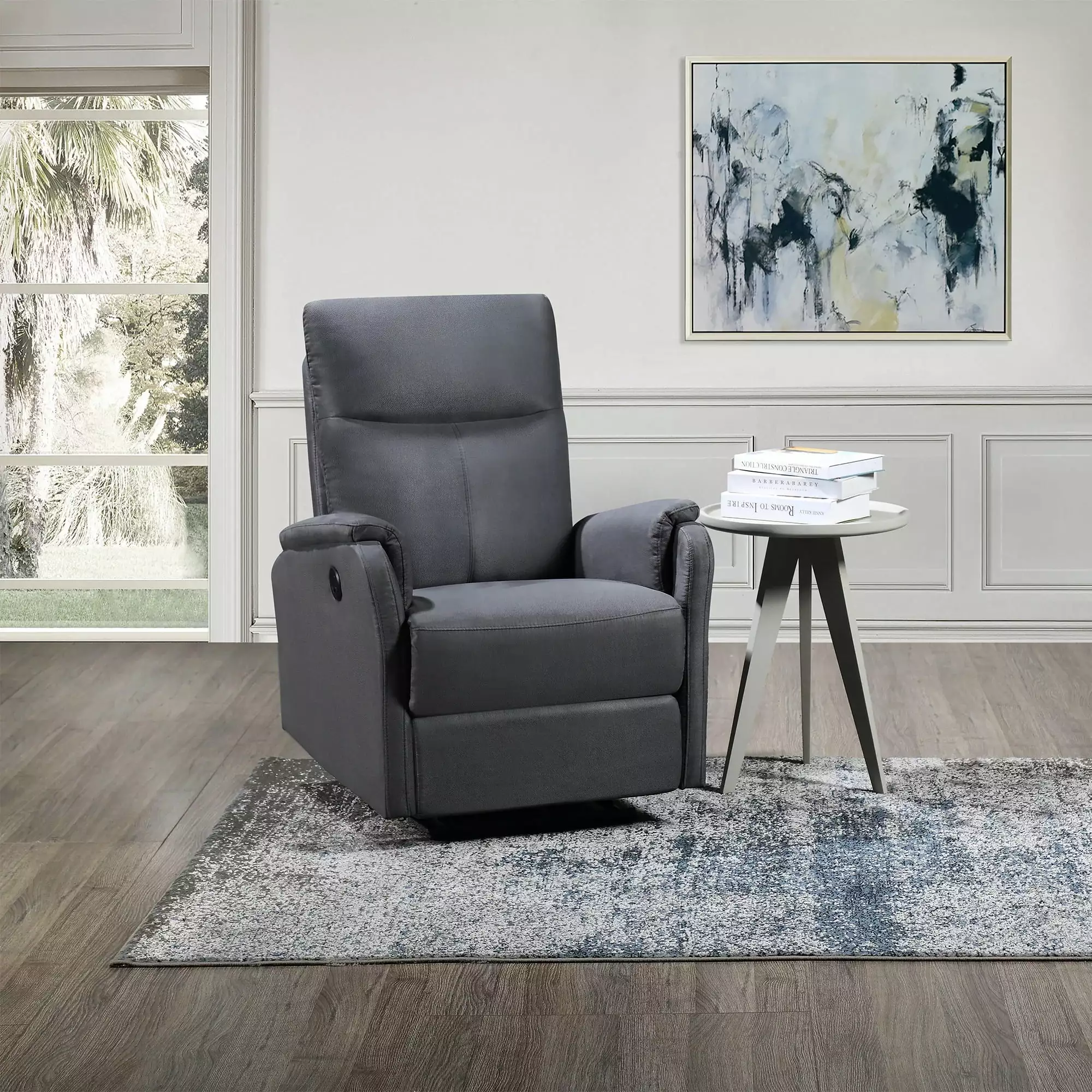 Power Recliner Chair USB Charge Port Living Room Bed Room