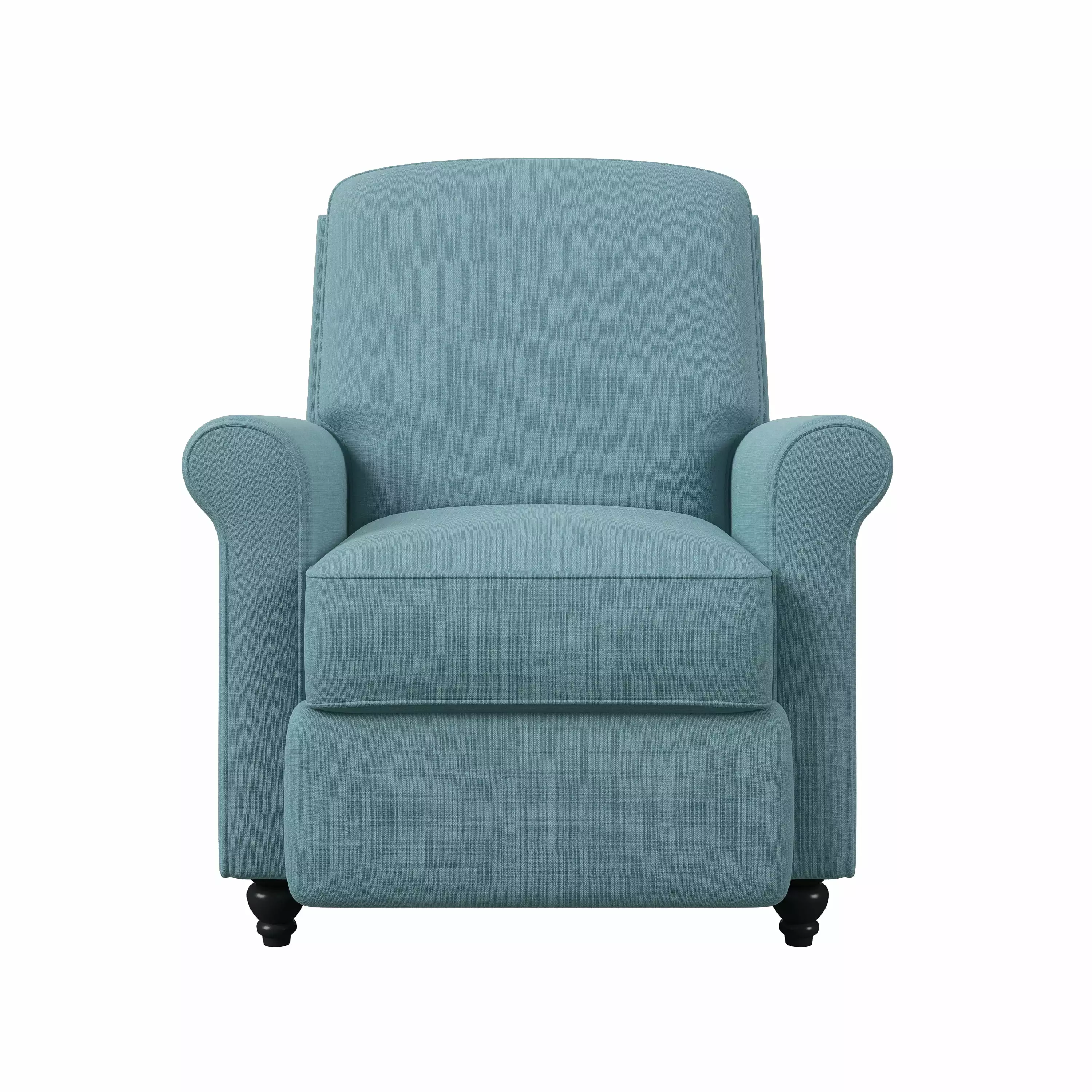 Homesvale Lincoln Push Back Recliner Chair Sky Blue Living Room