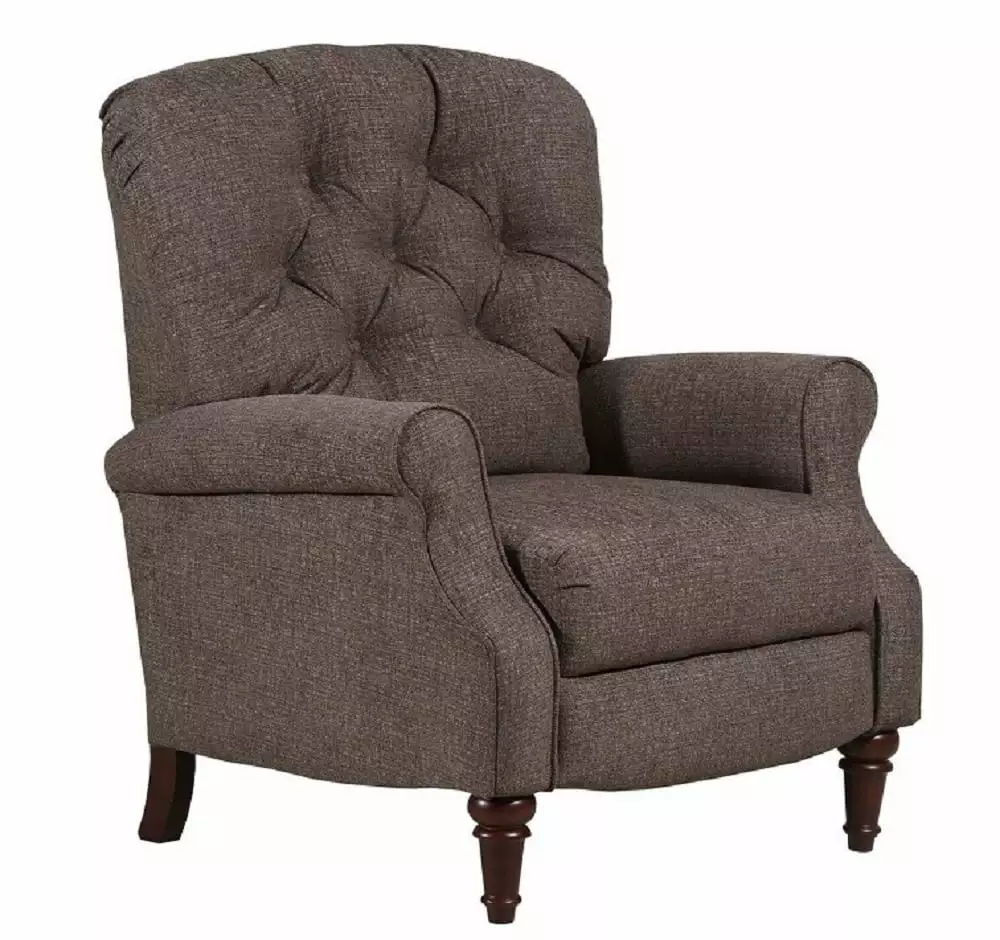Lane Belle Push Back High Leg Hide Chase Recliner Comfort Lane Home Furnishings