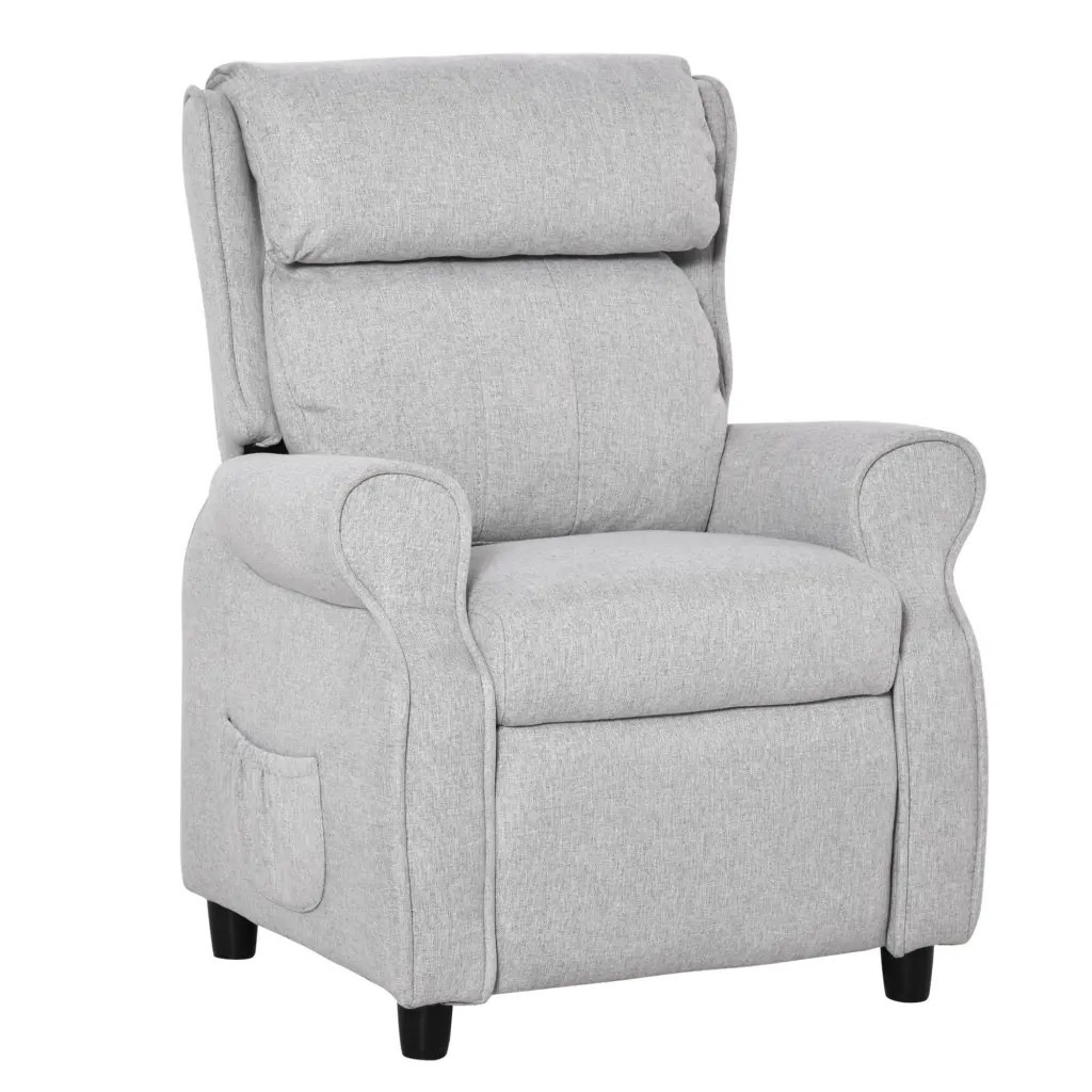 Qaba Kids Recliner Chair Children Sofa Angle Adjustable Single Lounger aosom business