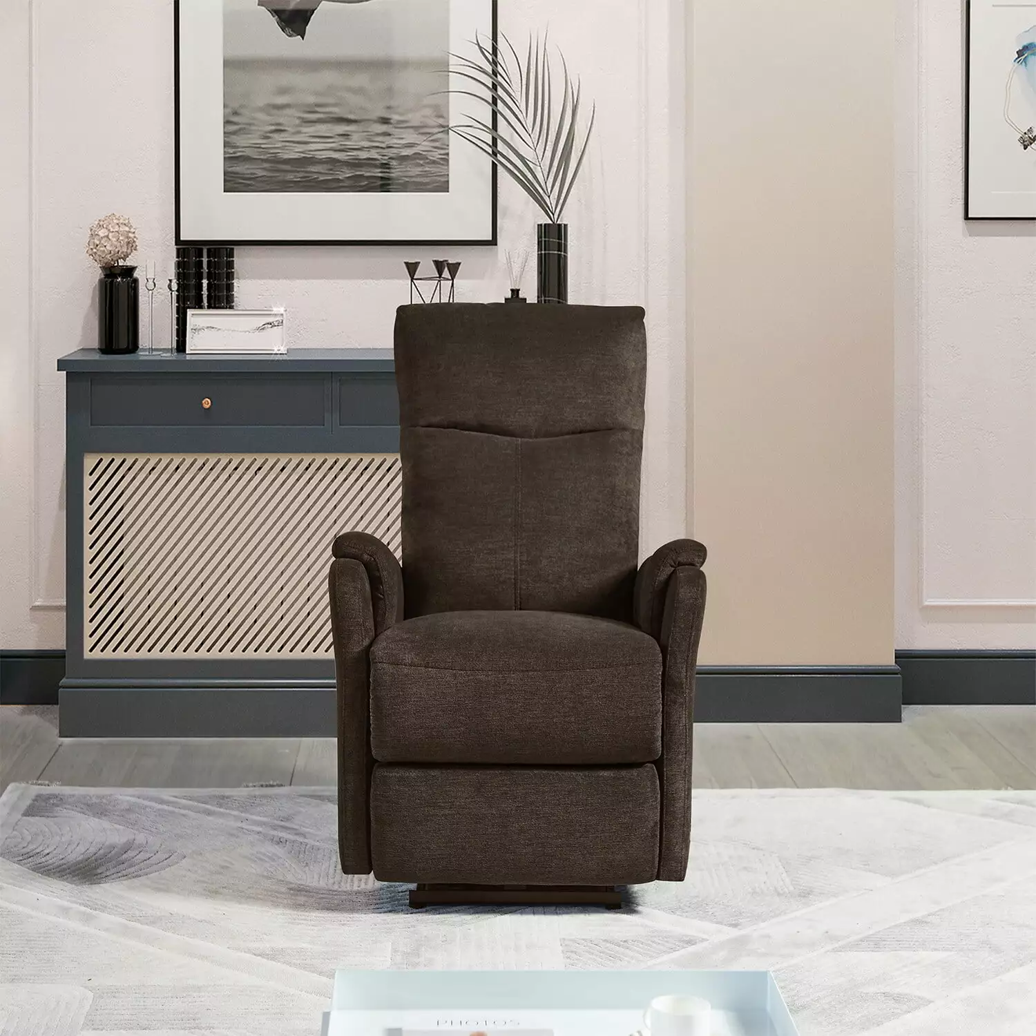Best Selling Recliner Chair Easy Control Single Chair Living Room Bedroom Big Stocks Hefilesy
