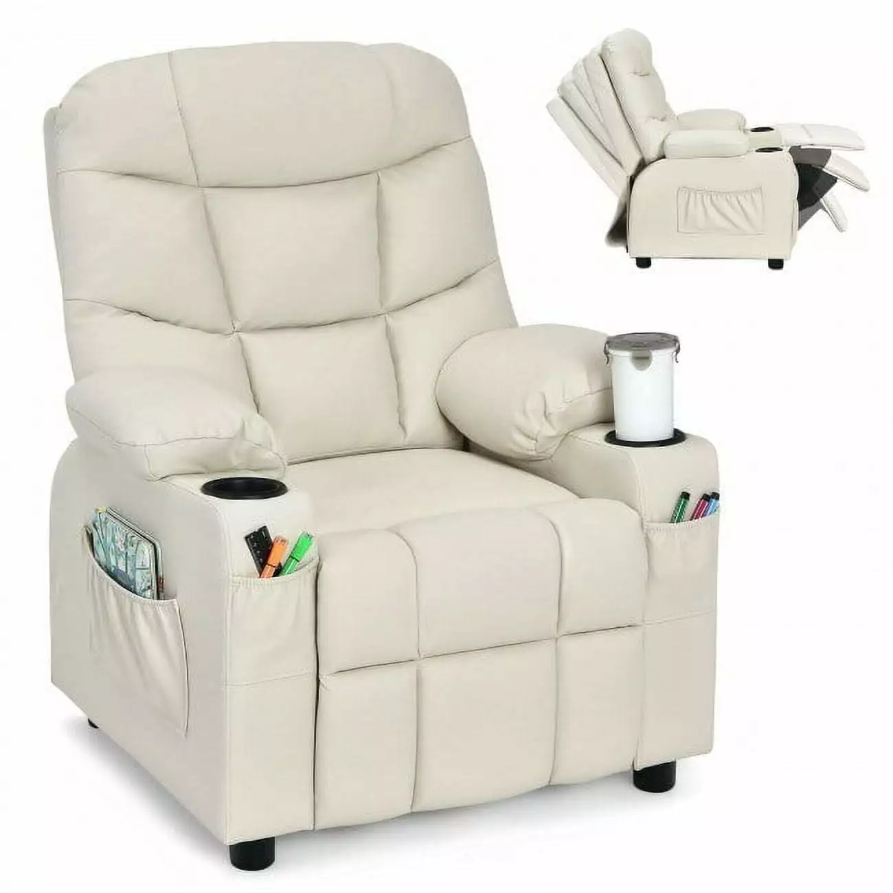 Kids Recliner Chair 32.0 Cozy Leisure Spot Children Hooya Imp.& Exp.
