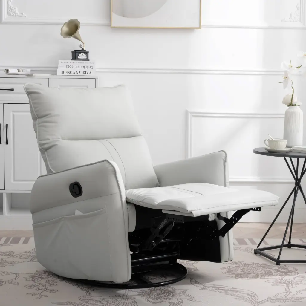 360 Degree Swivel Rocking Recliner Chair Nursery and Living Room rnb