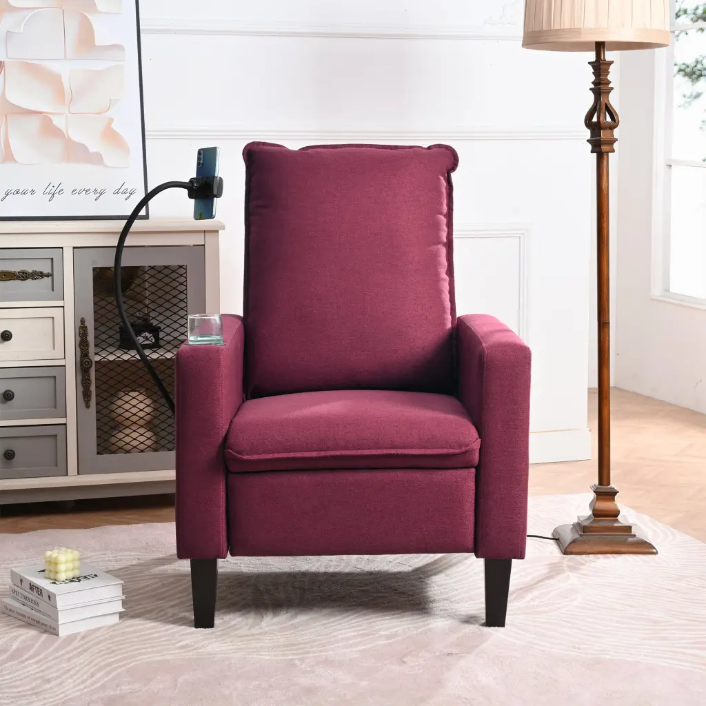 Recliner Chairs Adults Adjustable Recliner Sofa Mobile Phone Holder rnb