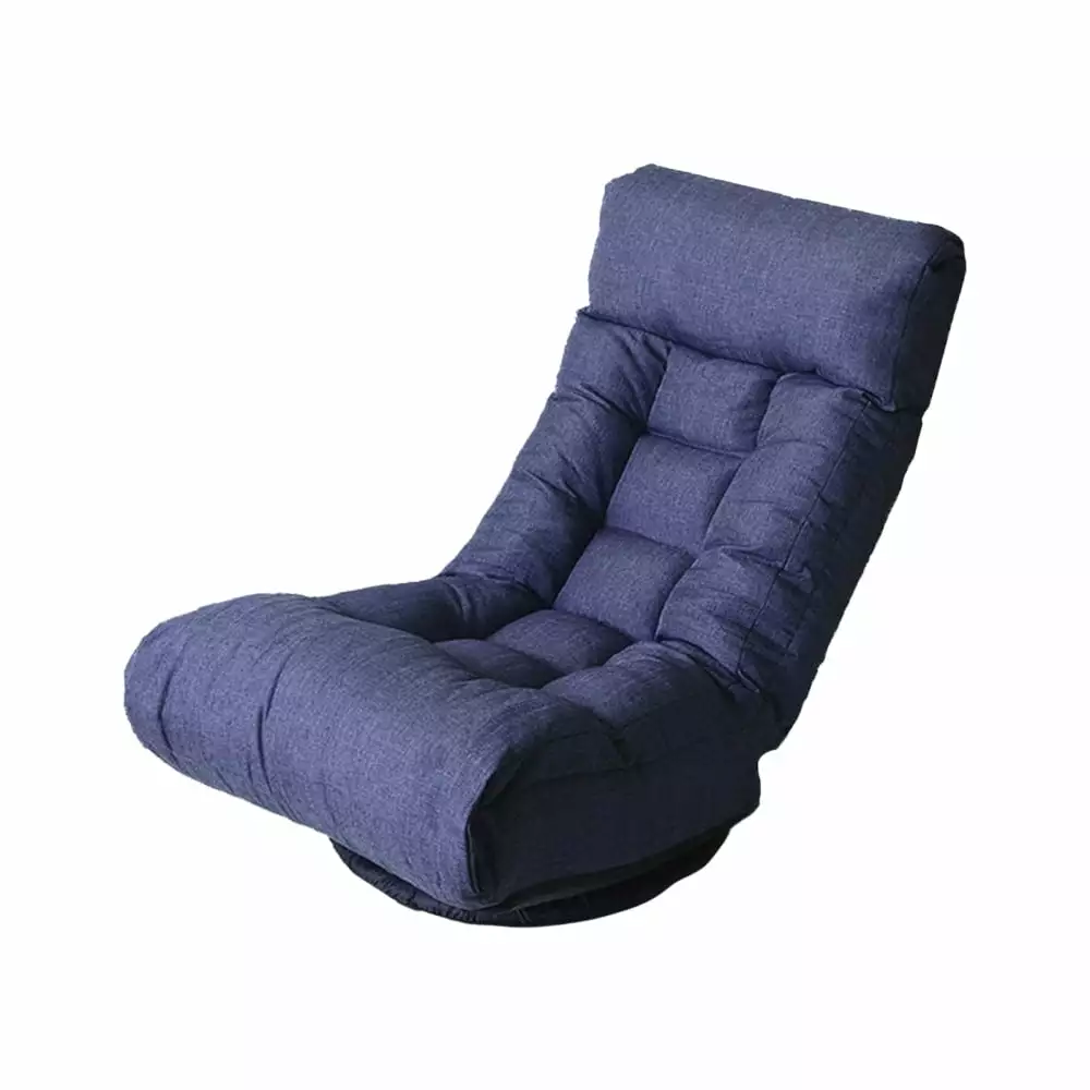 Accent Reclining Chair Adjustable Backrest Balcony Study Reading Corner Kojooin