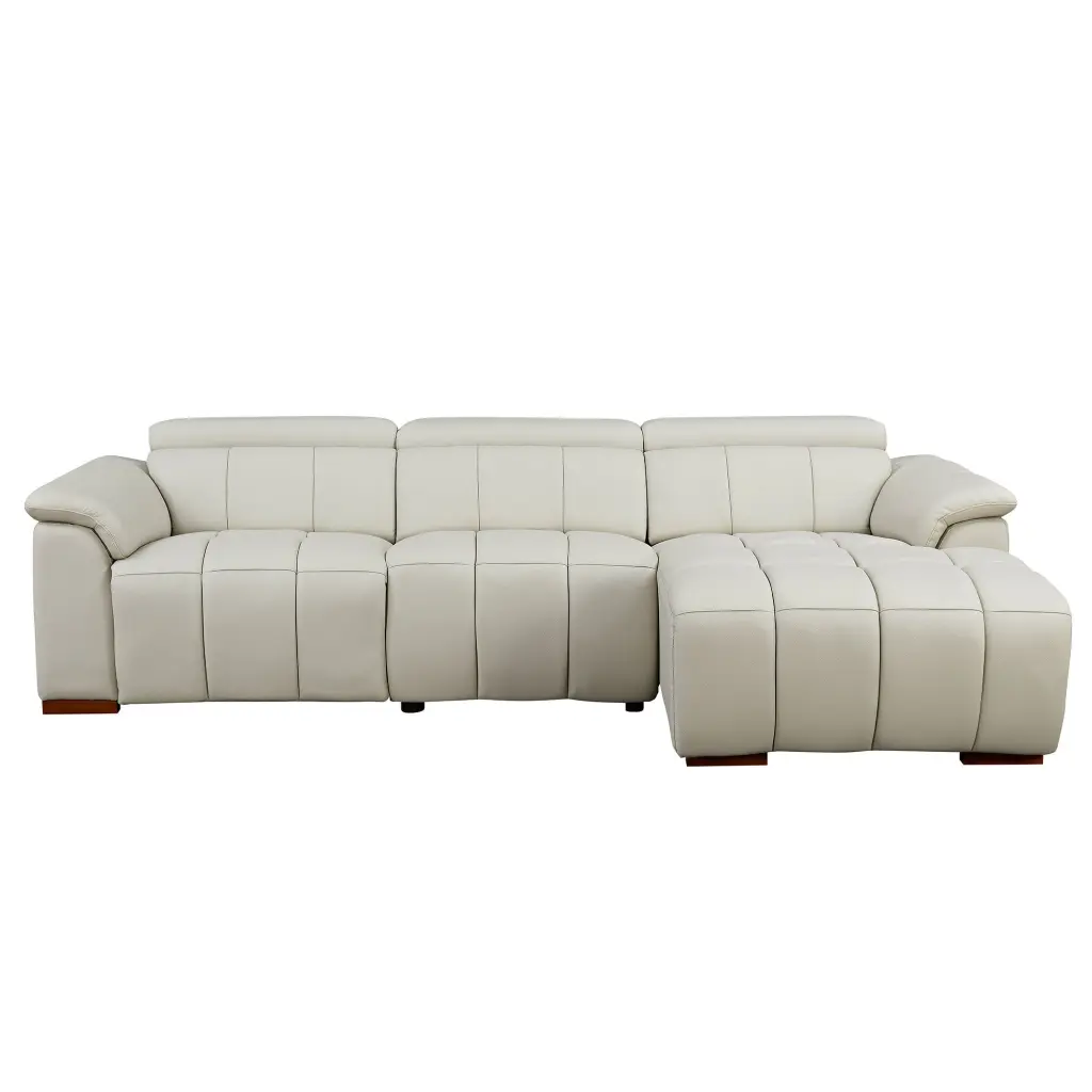 Wall Hugger Reclining Sofa Modern Electric Regulation Authentic Leather justone