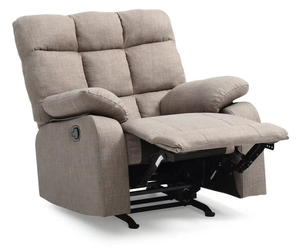 Cindy G555 RC Rocker Recliner Gray Foam Fabric glory furniture