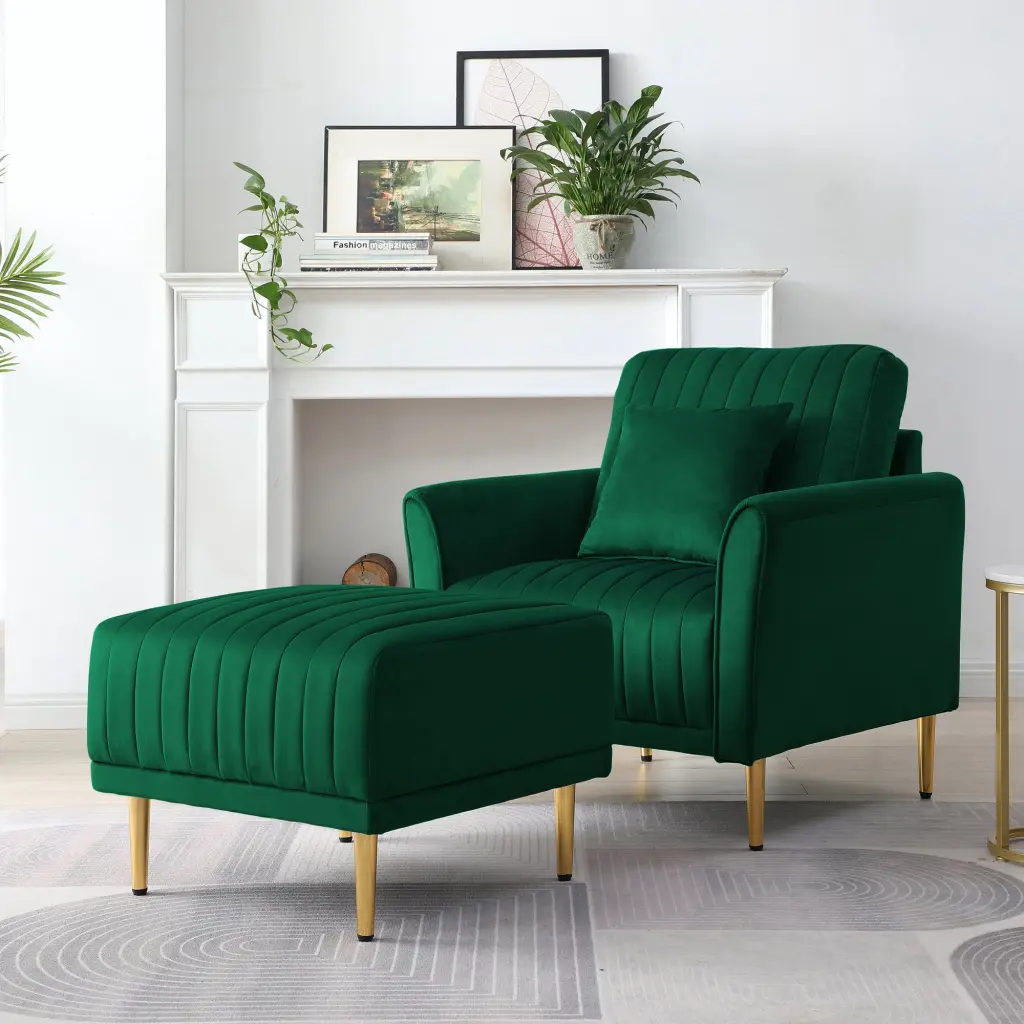 Modern Accent Chair Roll Arm Fabric Chairs Contemporary Leisure Side Chair ui furniture