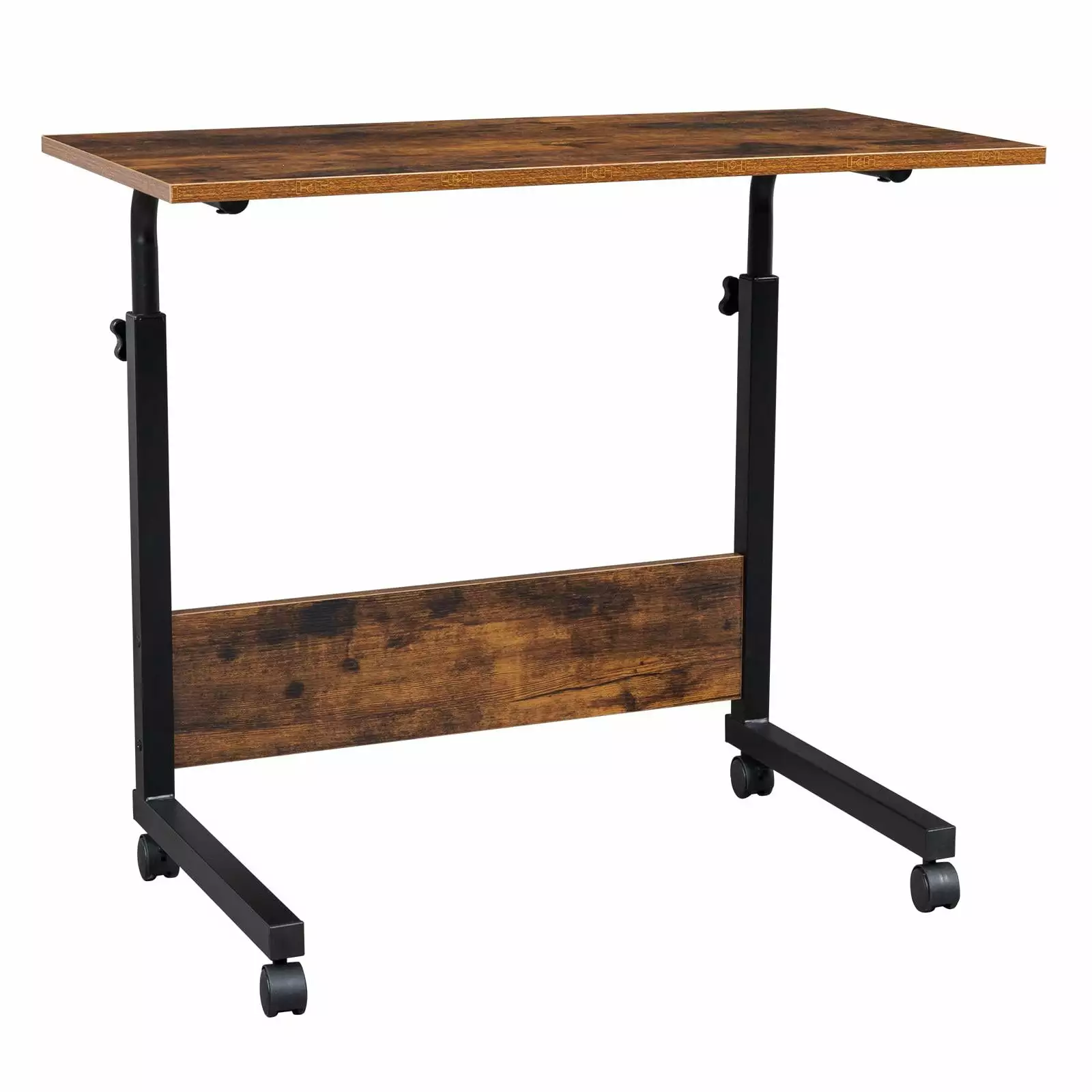 Zimtown Side Table Rolling Computer Desk Stand Coffee Sofa End Cart Laptop PC Tray