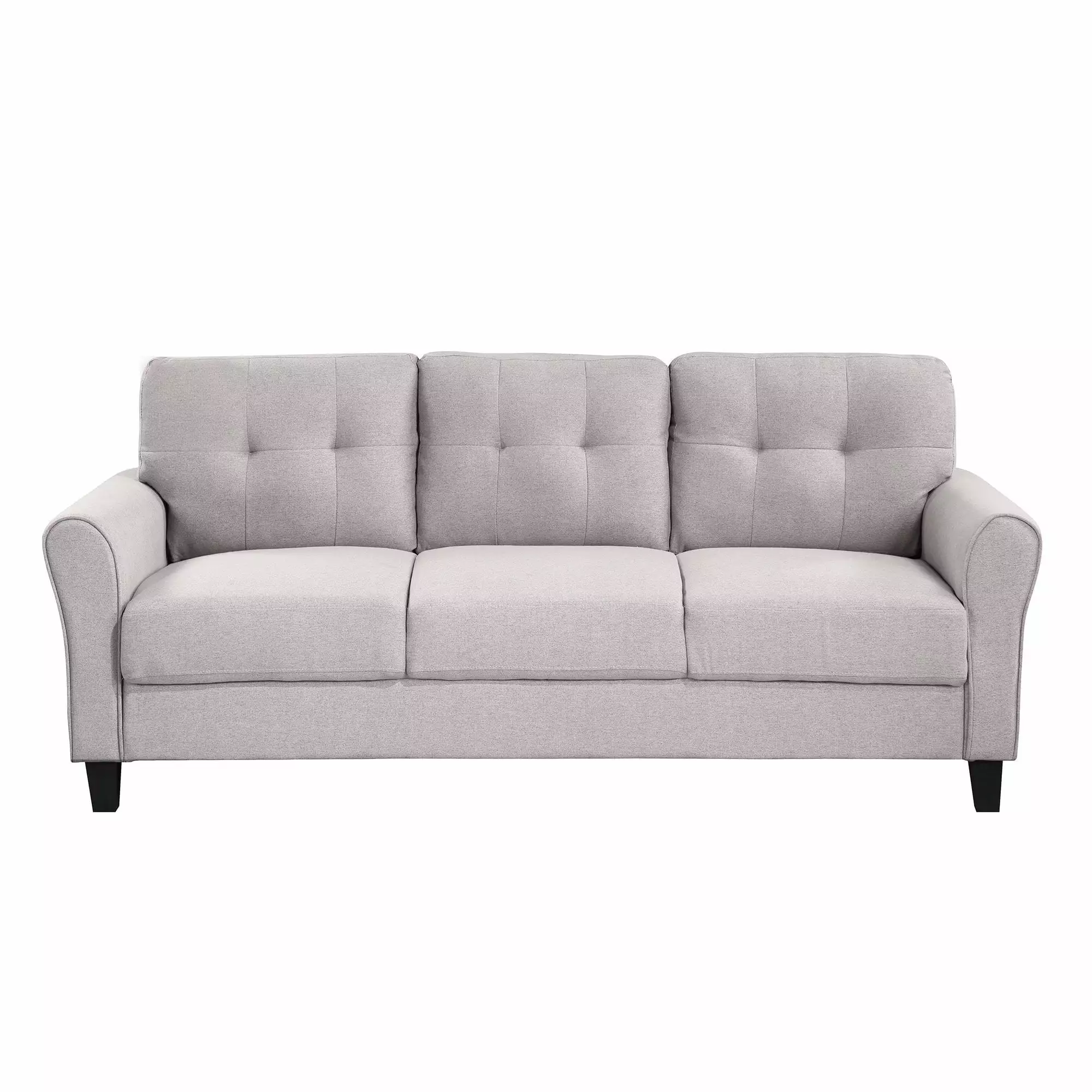 MAICOSY 79.9 Inch 3 Seater Modern Living Room Sofa Light Grey Linen