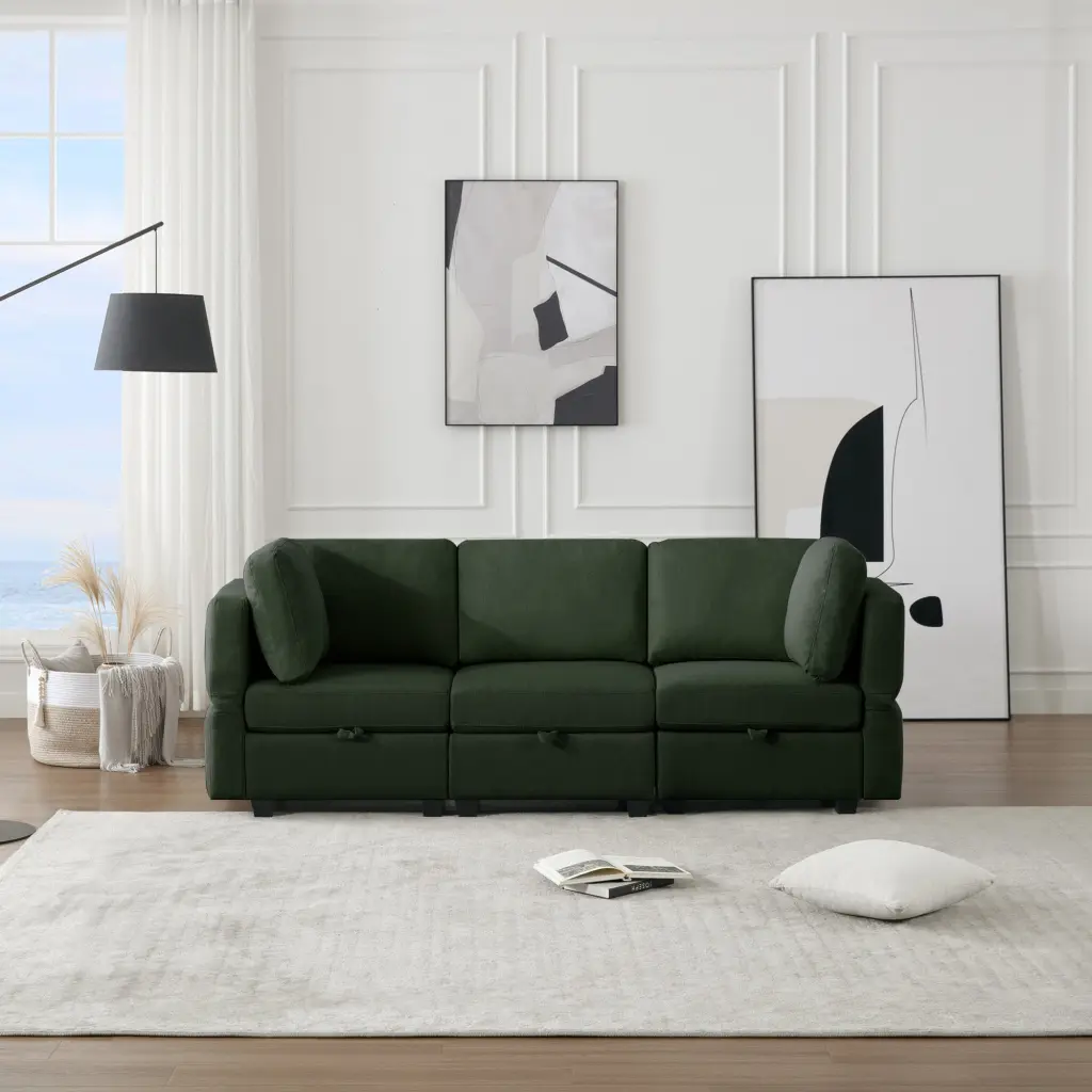 Oversized Modular Sectional Convertible Fabric Sofa Set Extra Large Seating Living Room ui furniture