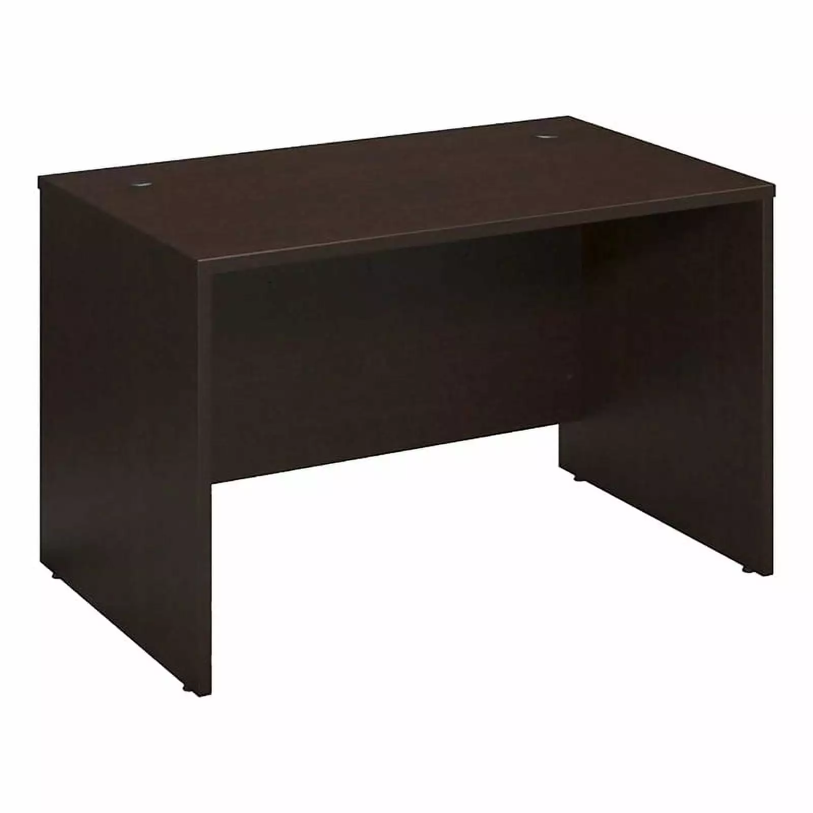 Scranton & Co 48x30 Transitional Engineered Wood Shell Desk Mocha Cherry