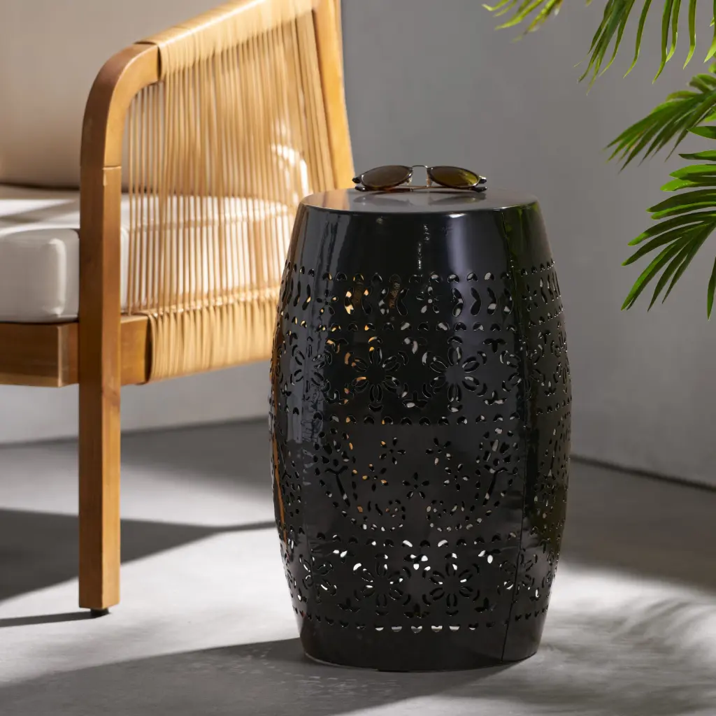 Ruby 12 Side Table Black Iron nh-cloudhouse