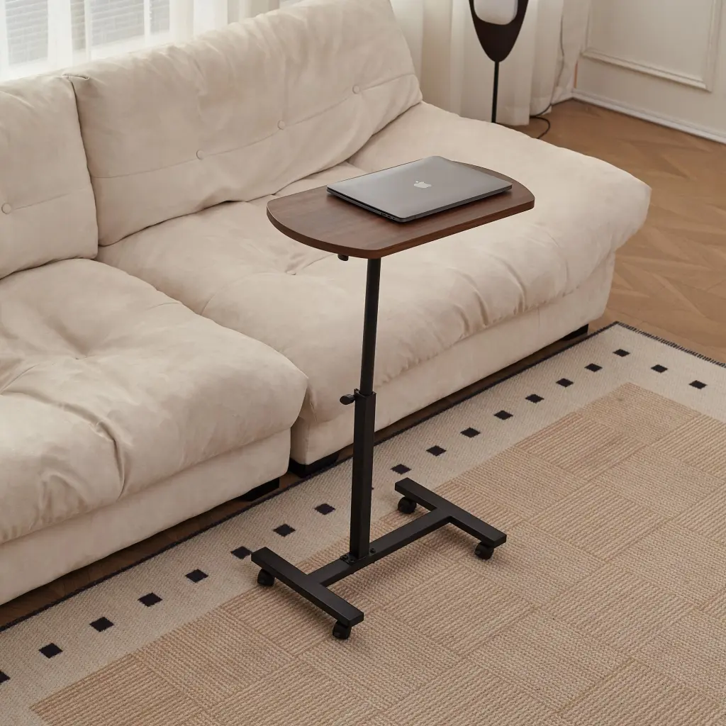 Height Adjustable Sofa Side Table Laptop Holder End Stand Desk Modern Design rnb