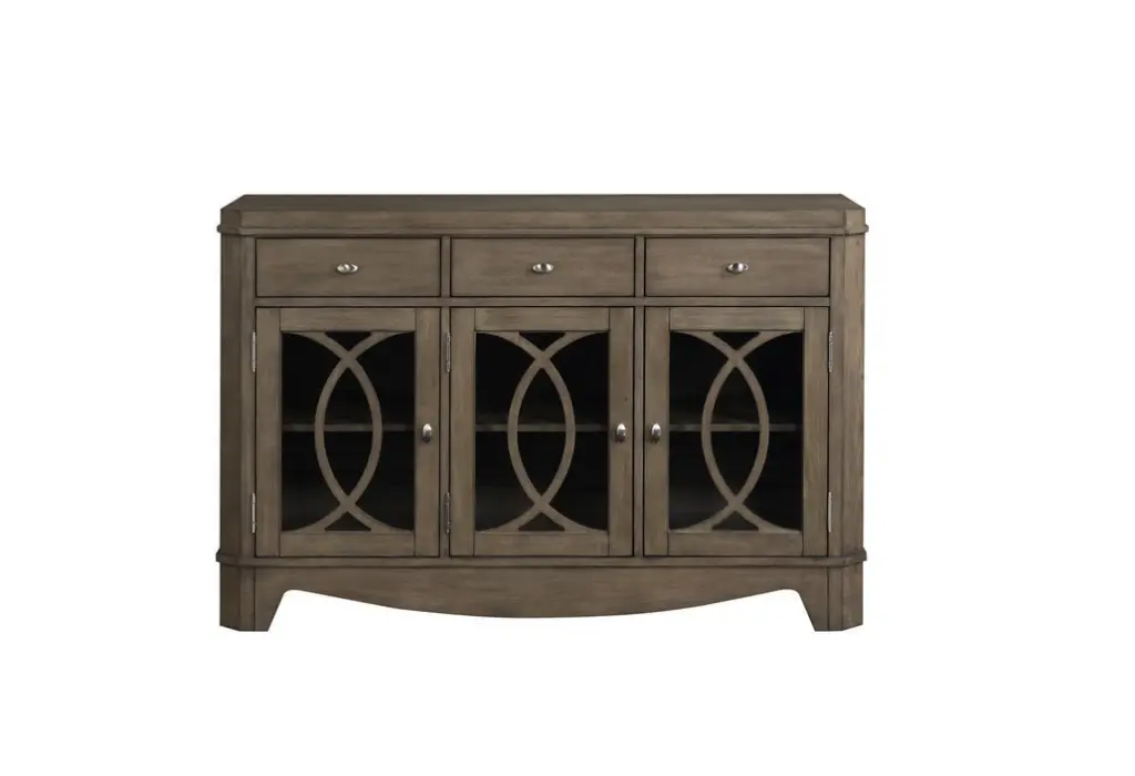Bordeaux Server Brown Wood steve silver furniture