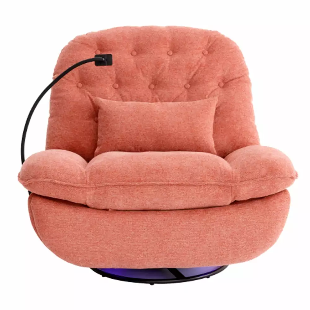 Red Recliner Voice Control Bluetooth Music Player and USB Ports Hypeshops
