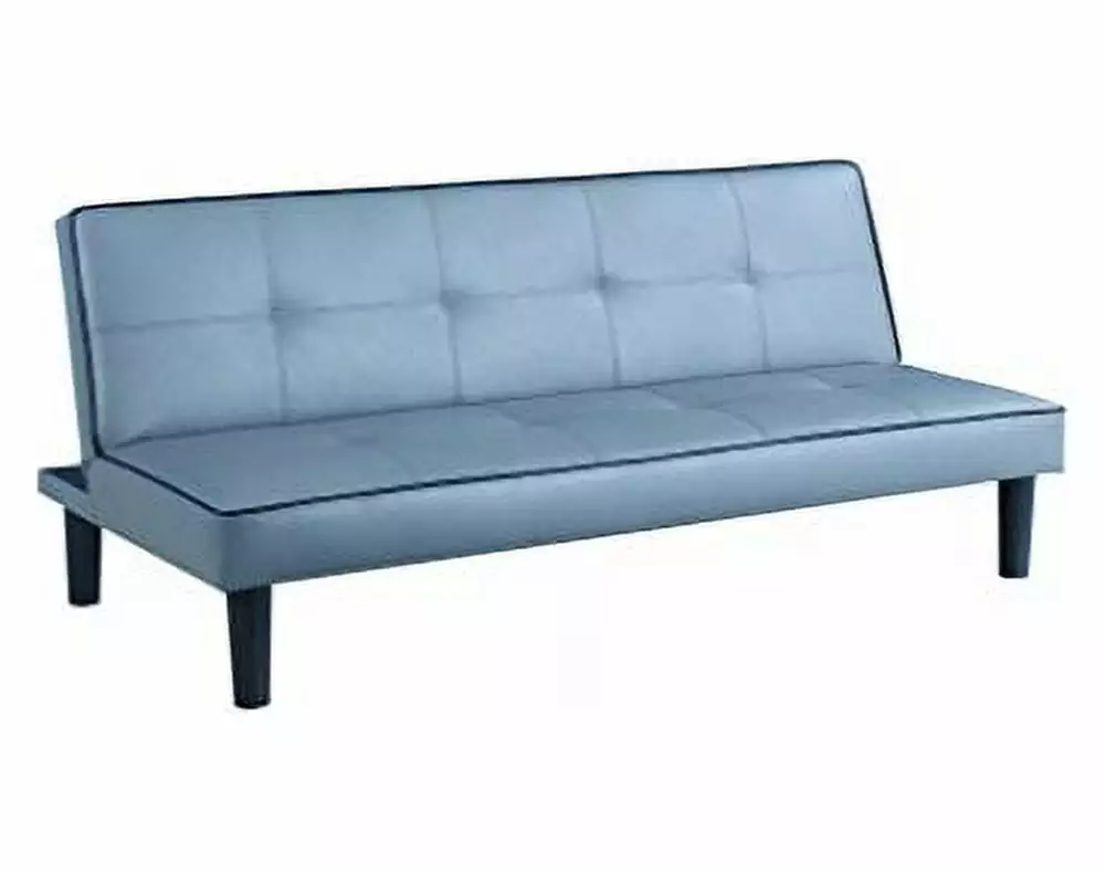 Upholstered Sofa Bed Contrast Piping Dark Grey - Modern Convertible Sleeper Sofa Coaster Company